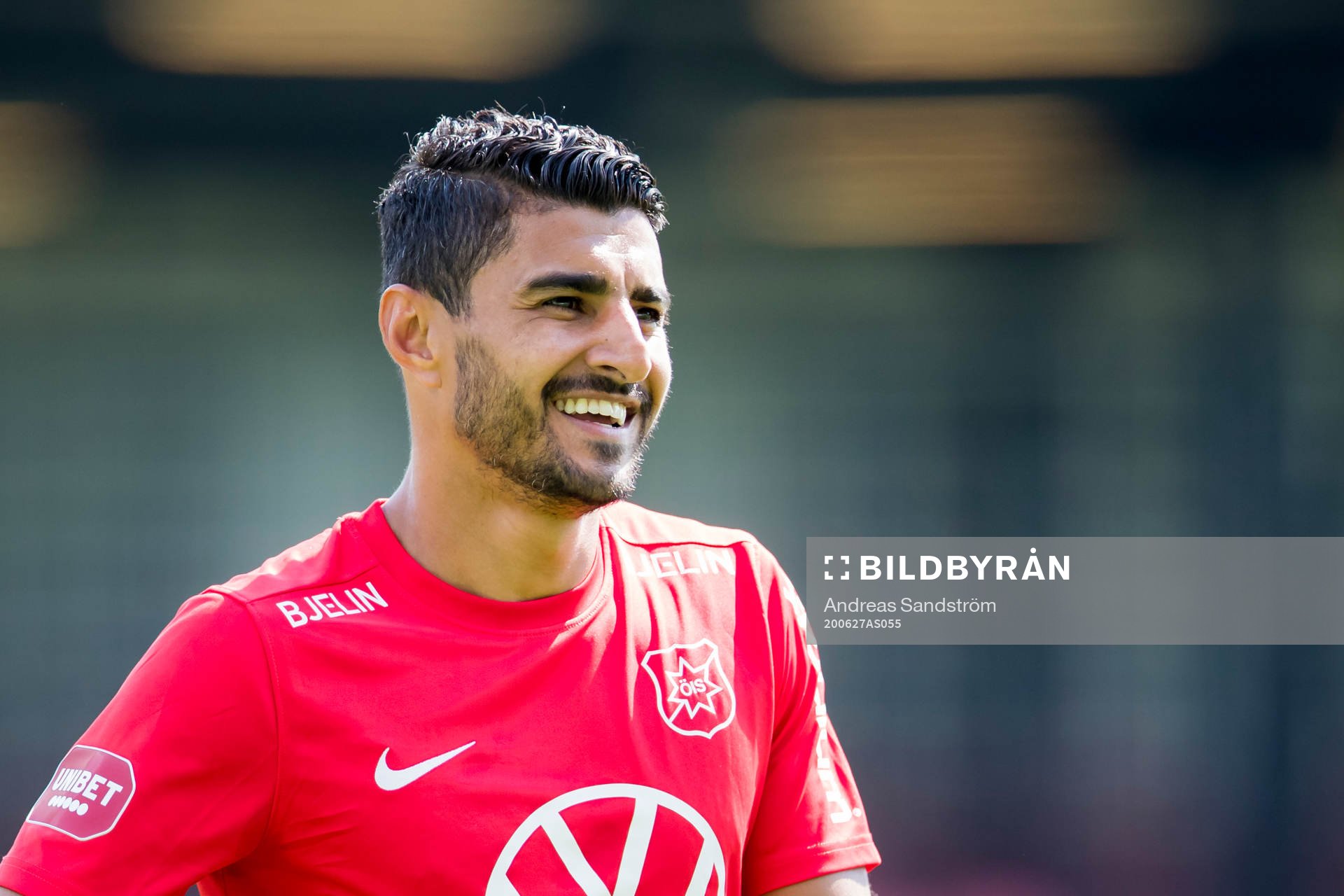Örgrytes Ailton Almeida ser glad ut