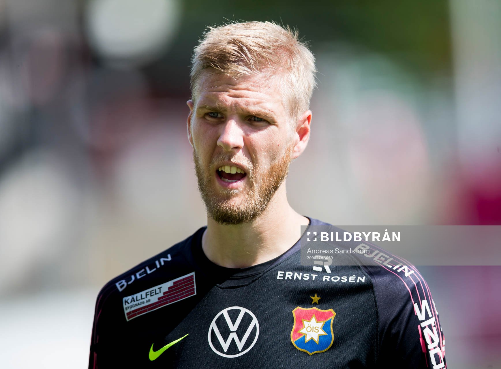 Örgrytes målvakt Fredrik Andersson