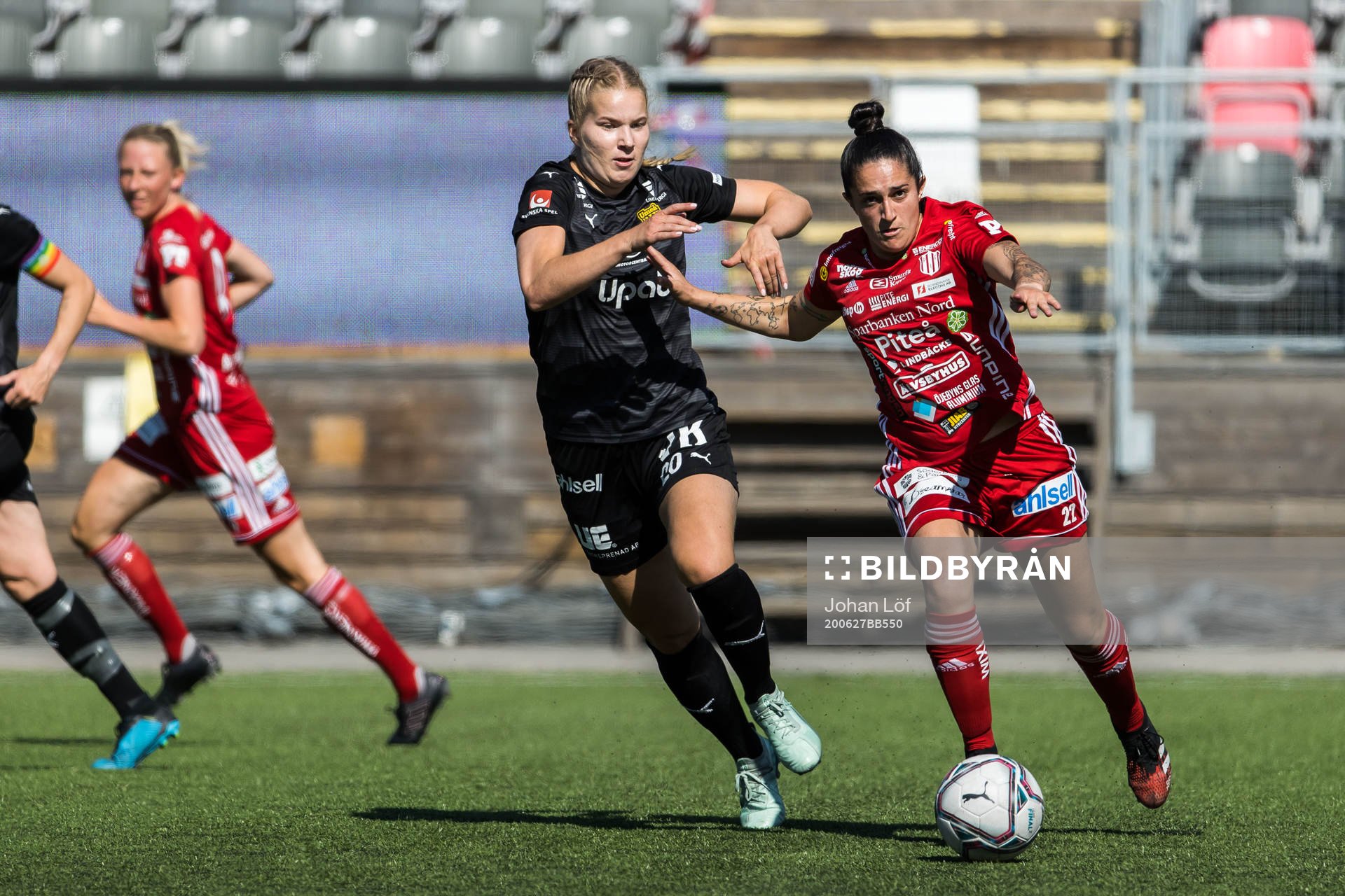 Umeås Wilma Öhman och Piteås Fernanda Da Silva