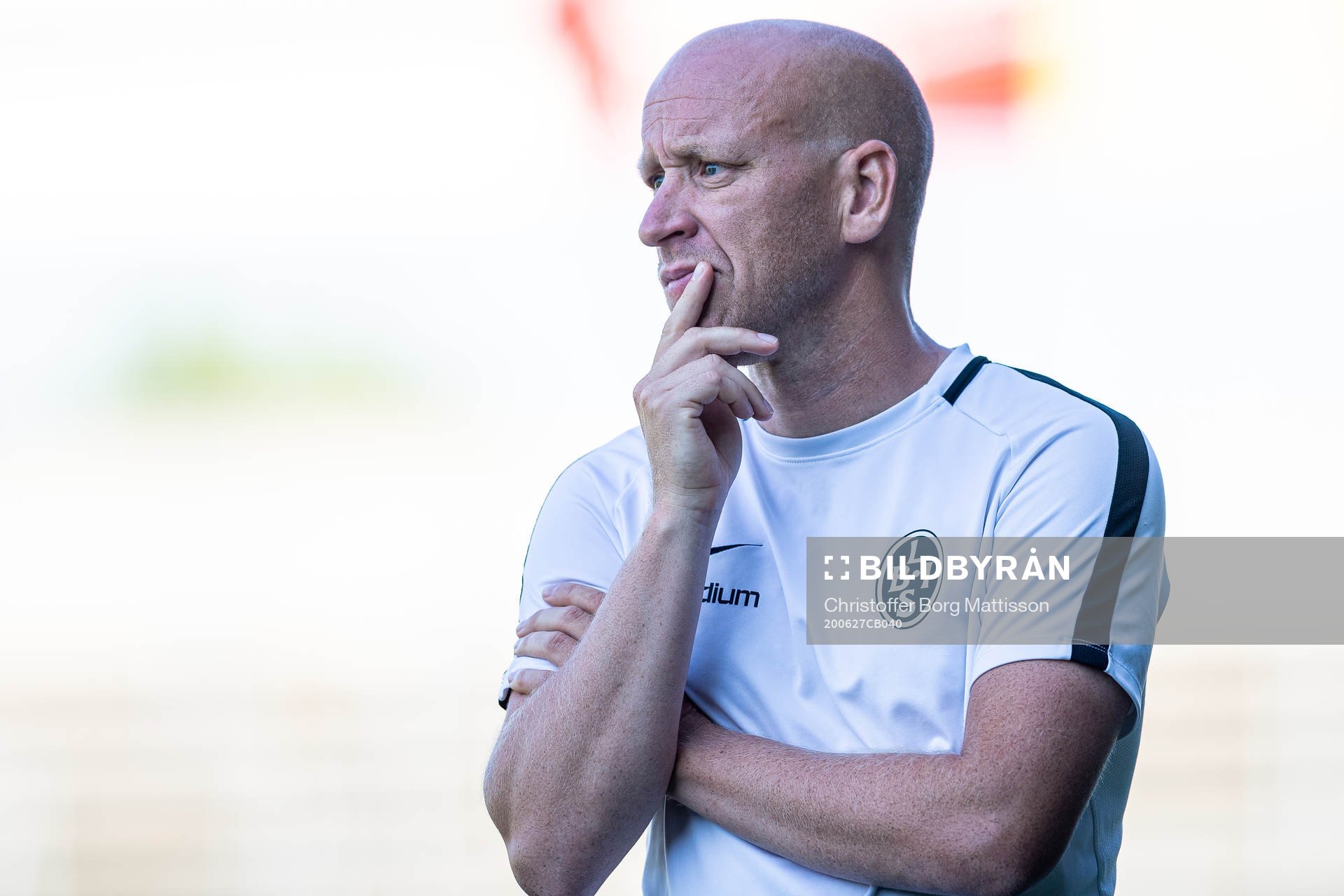 Landskronas tränare Billy Magnusson deppar