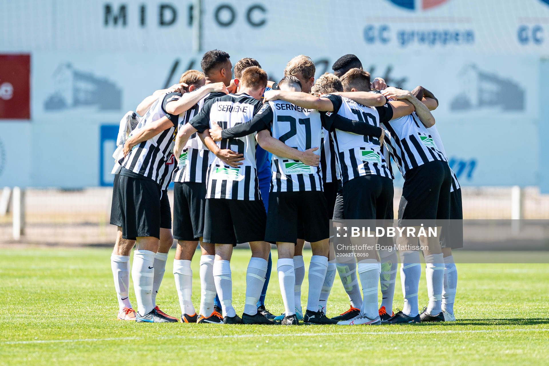 Landskronas spelare samlas