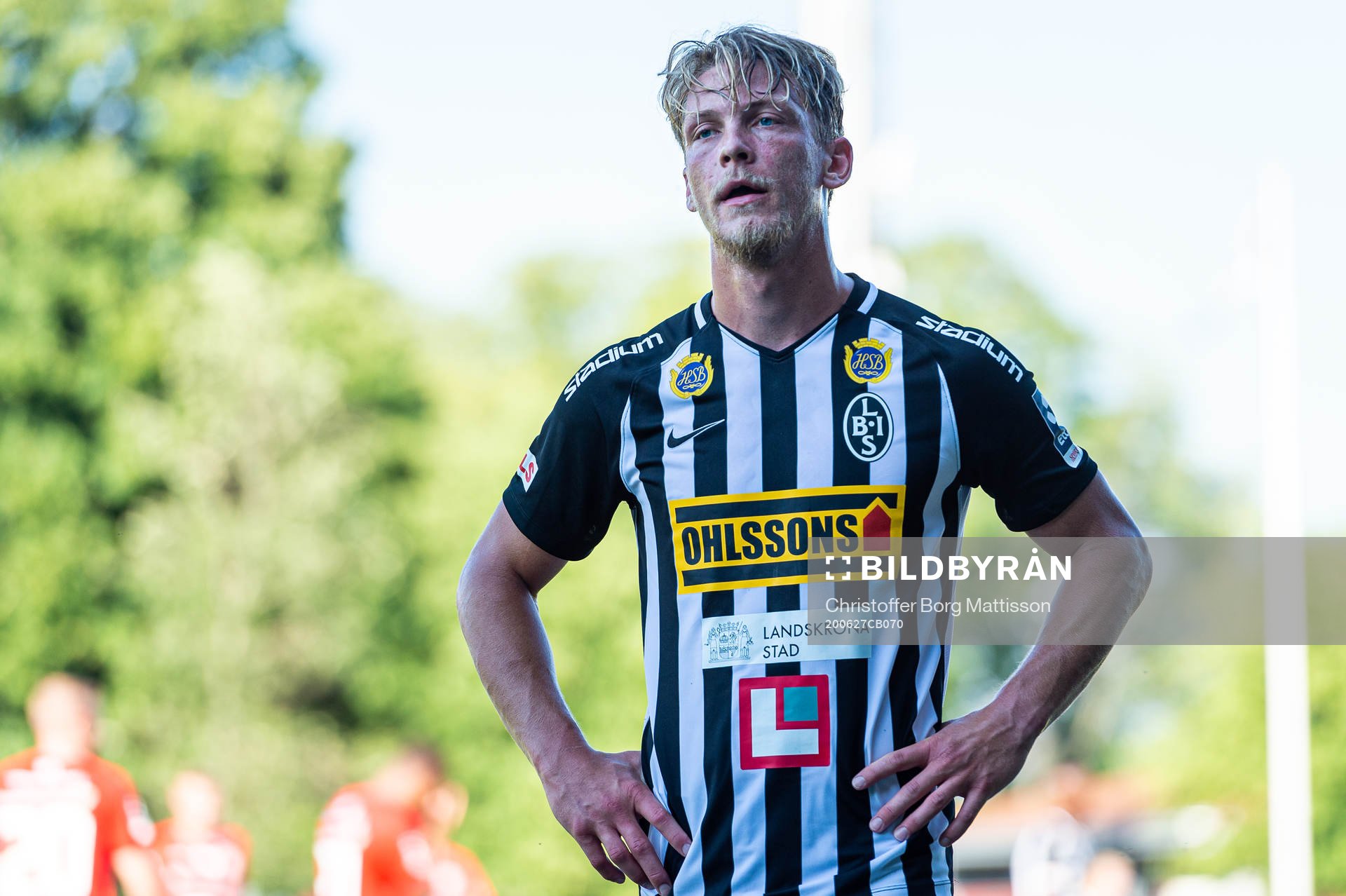 Landskronas Robin Hofsö deppar