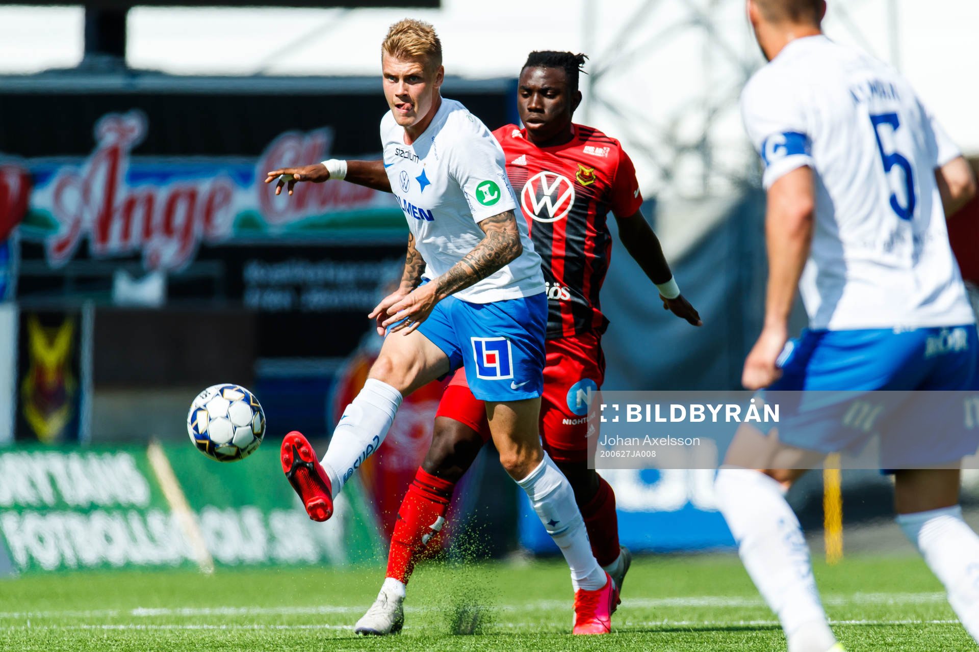 IFK Norrköpings Christoffer Nyman och Östersunds Francis