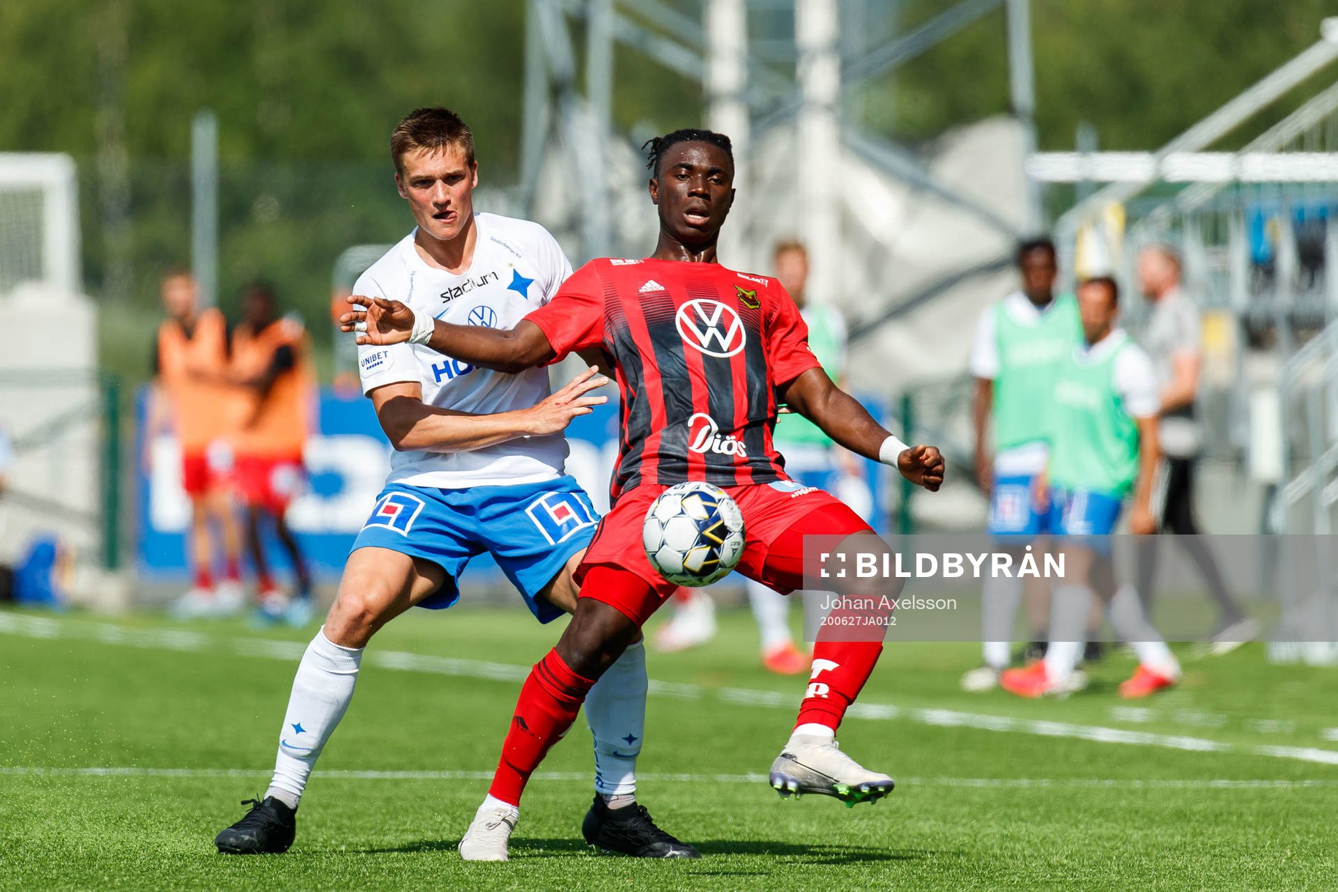 IFK Norrköpings Rasmus Stensbæk Lauritsen och Östersunds