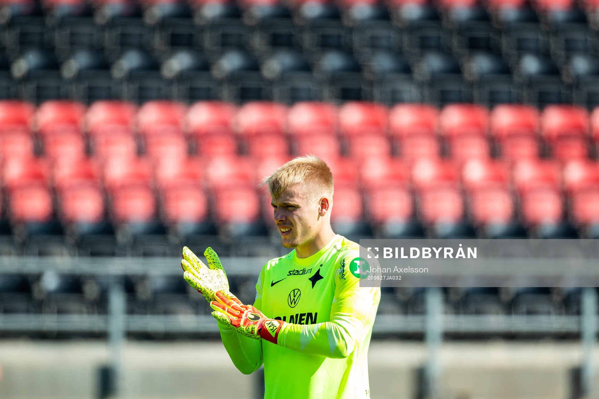 IFK Norrköpings målvakt Isak Pettersson