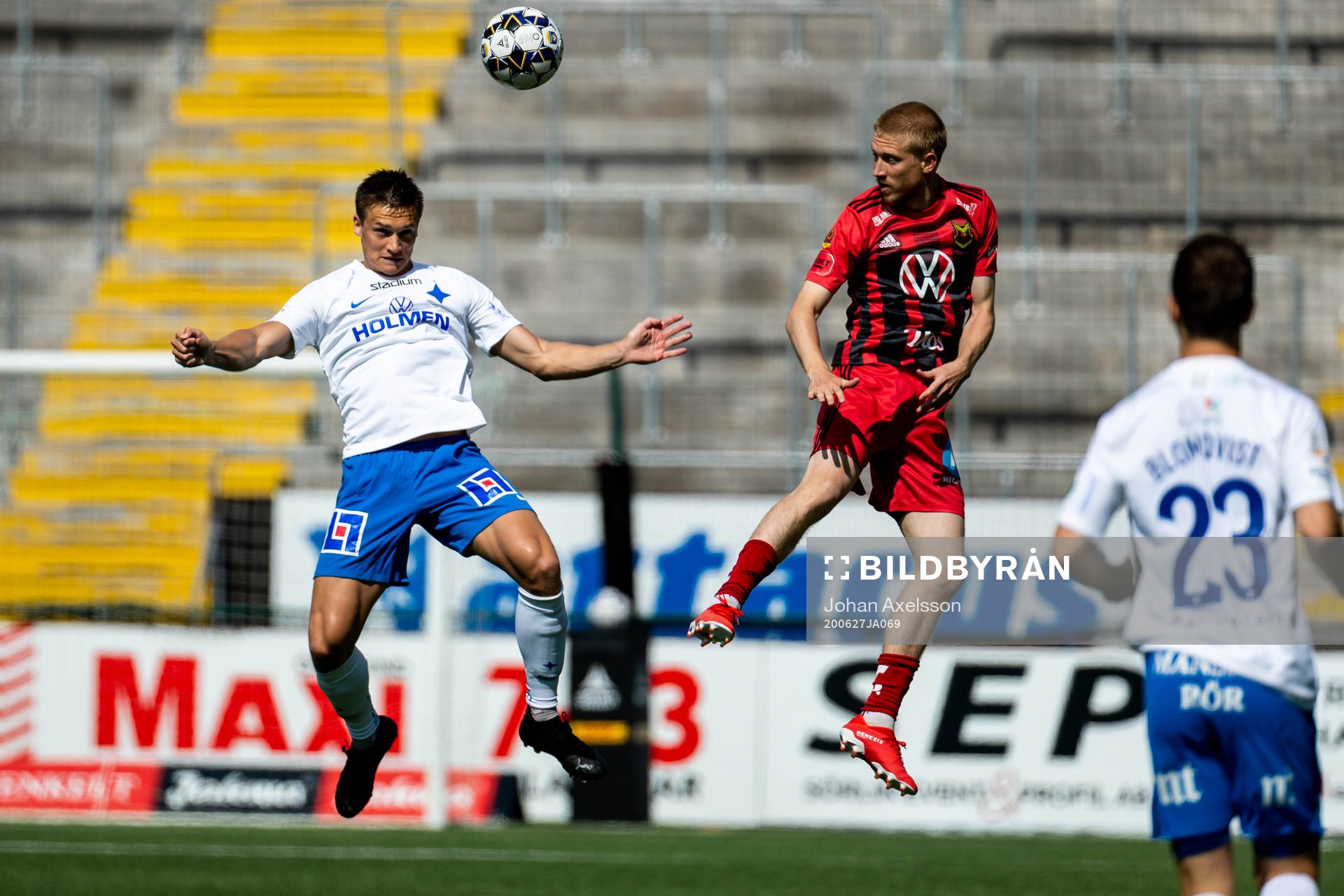 IFK Norrköpings Rasmus Stensbæk Lauritsen och Östersunds