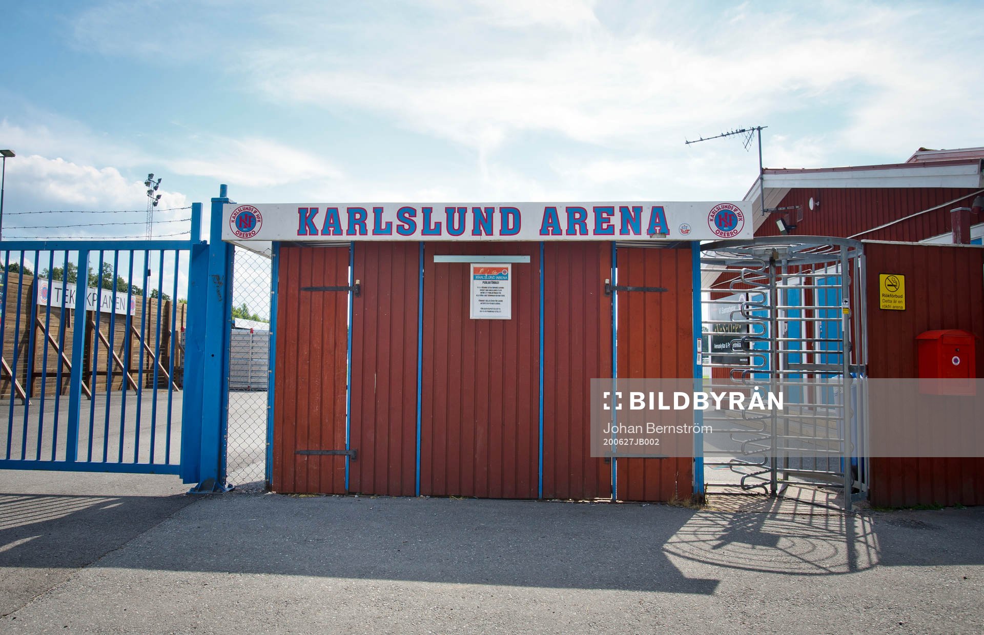 Entrén till Karlslund Arena