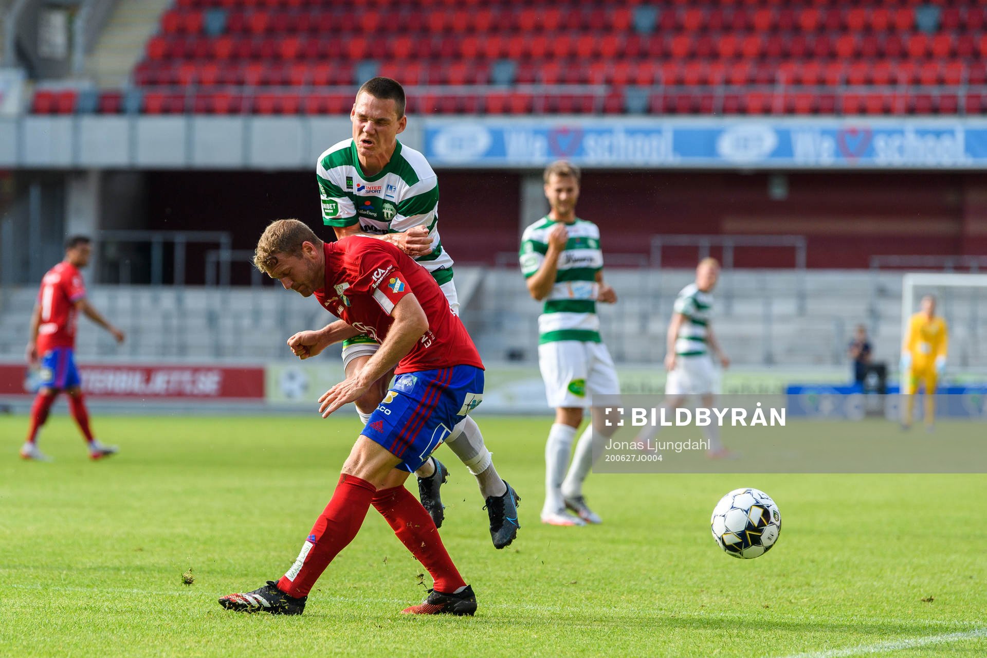Östers Stefan Karlsson och Västerås Filip Almström