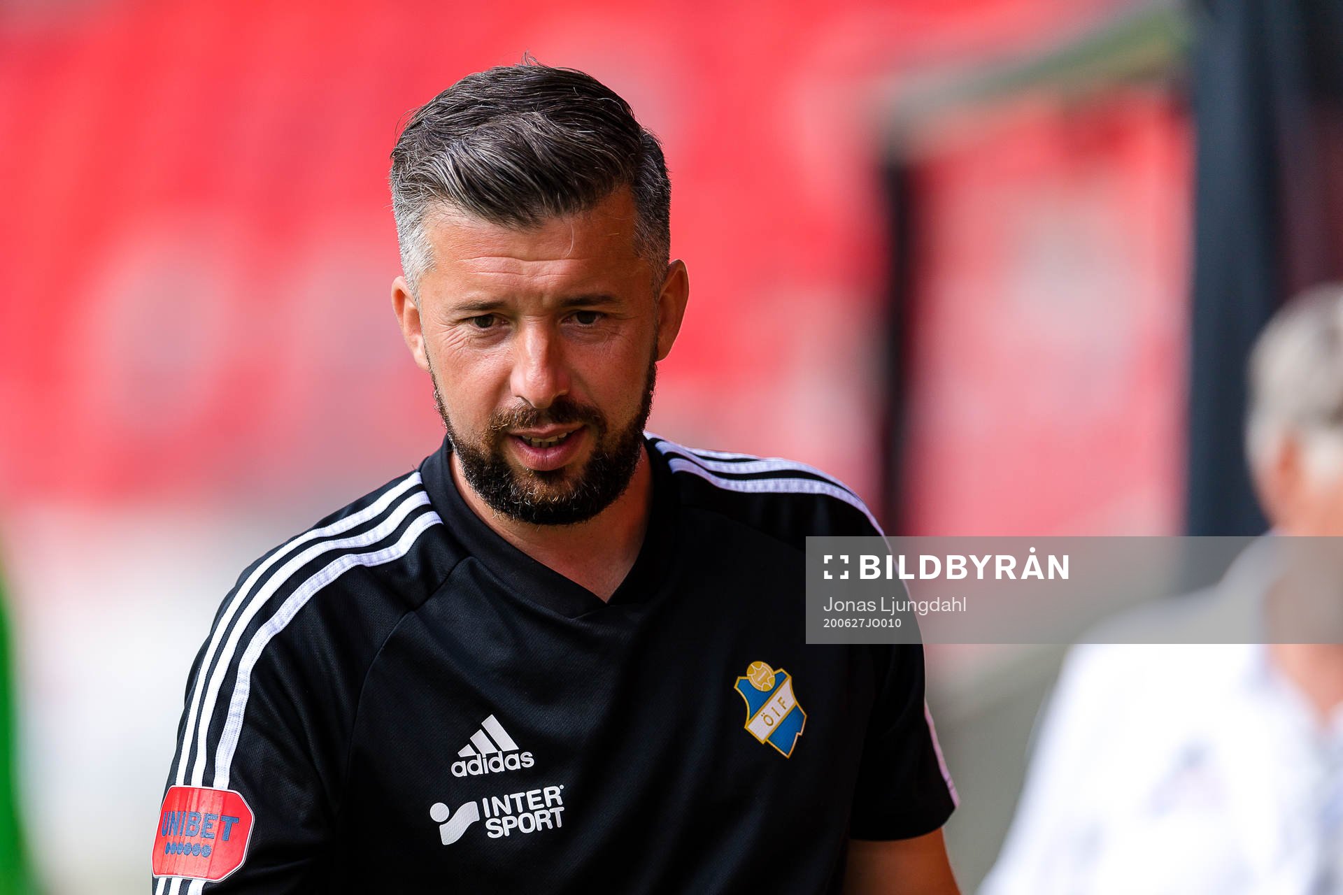 Östers tränare Dennis Velic