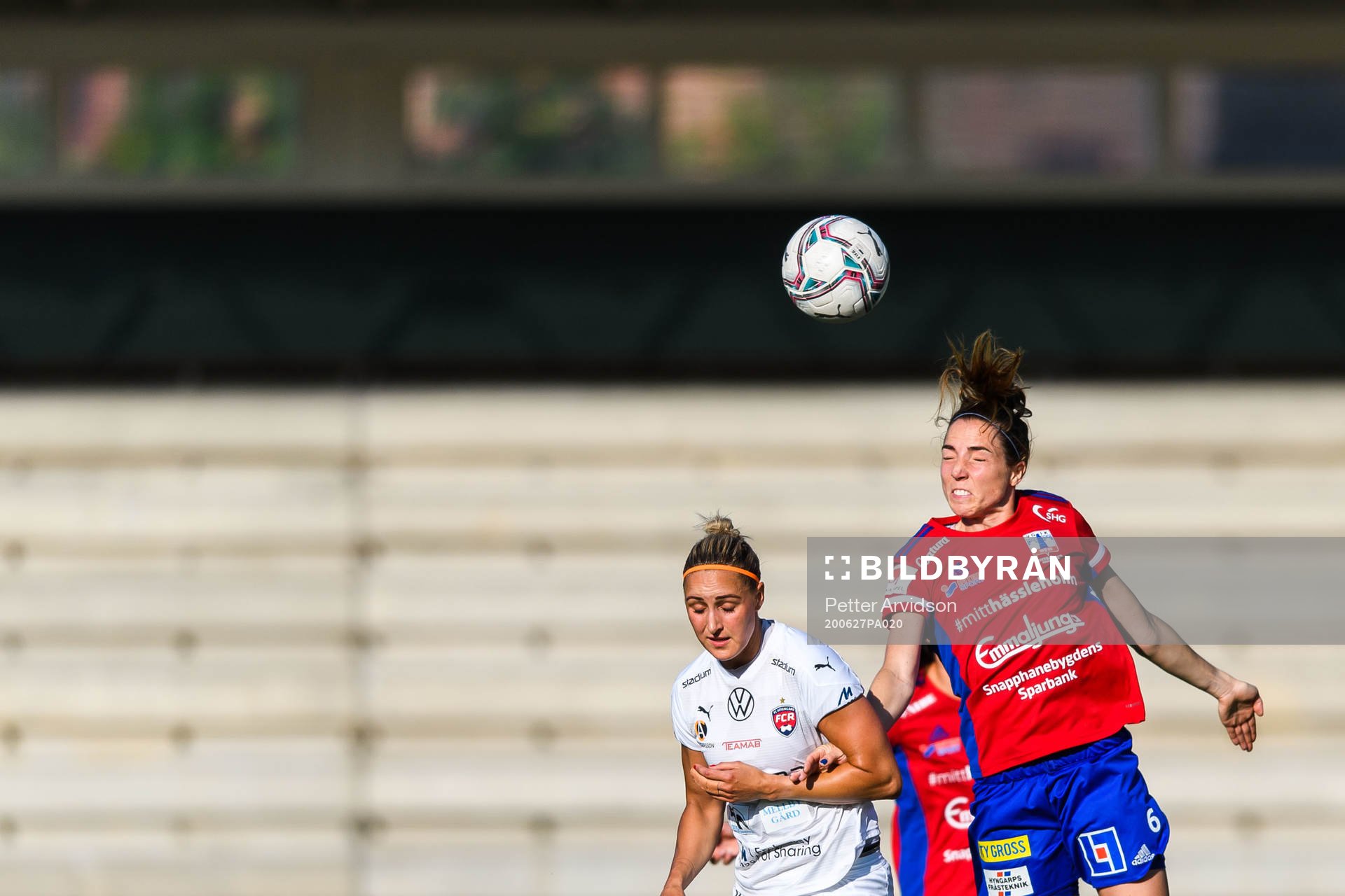 Rosengårds Sanne Troelsgaard och Vittsjös Clara Markstedt