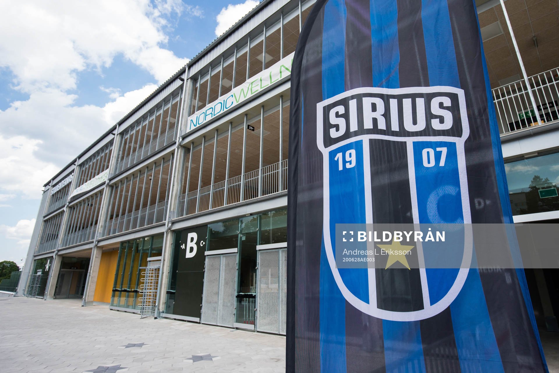 Sirius emblem framför Studenternas