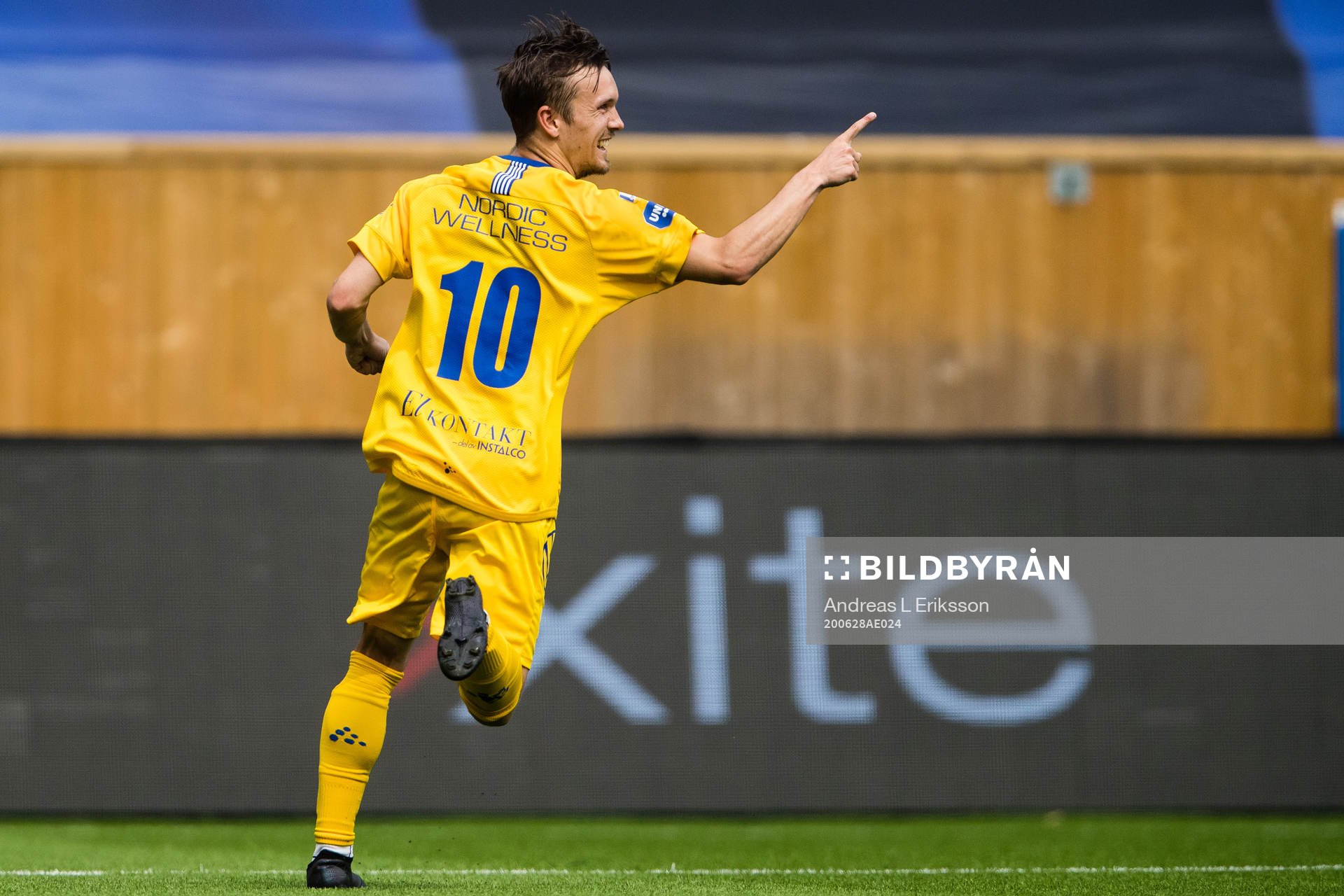 IFK Göteborgs Patrik Karlsson Lagemyr jublar