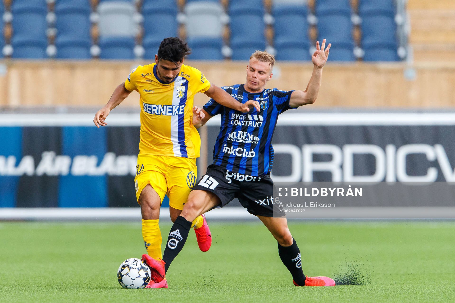 IFK Göteborgs Hosam Aiesh och Sirius Elias Andersson