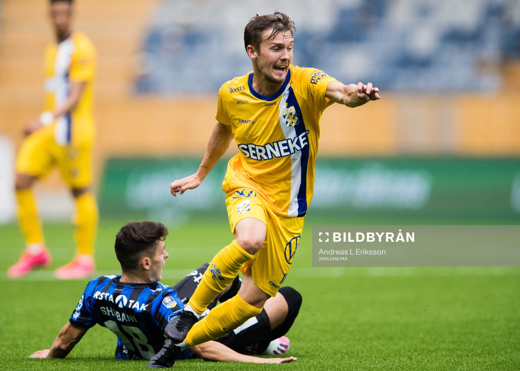 Sirius Laurent Shabani och IFK Göteborgs Patrik Karlsson