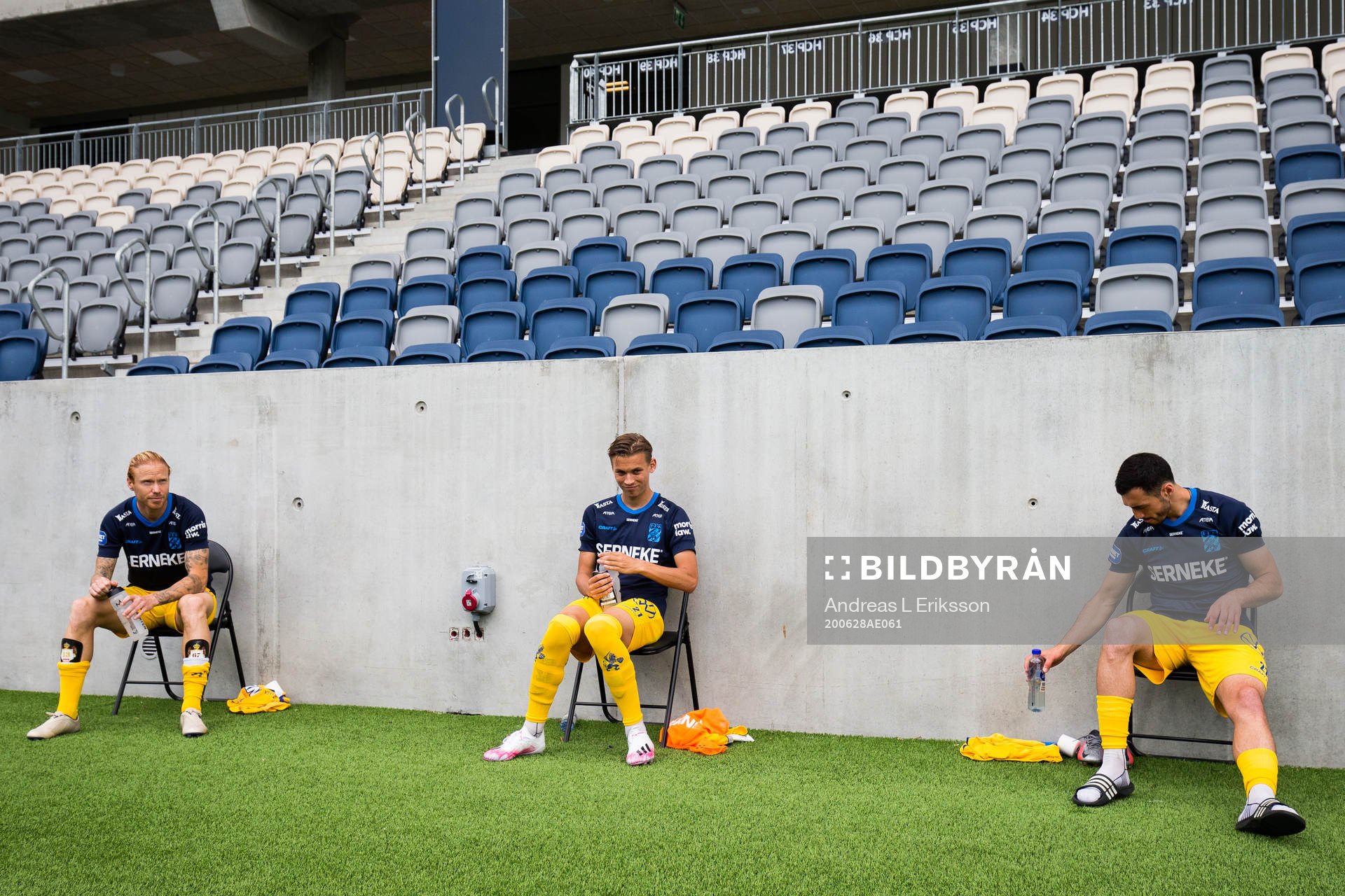 IFK Göteborgs Alexander Farnerud, Noah Alexandersson och