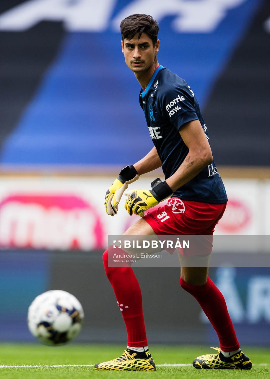 IFK Göteborgs målvakt Tom Amos