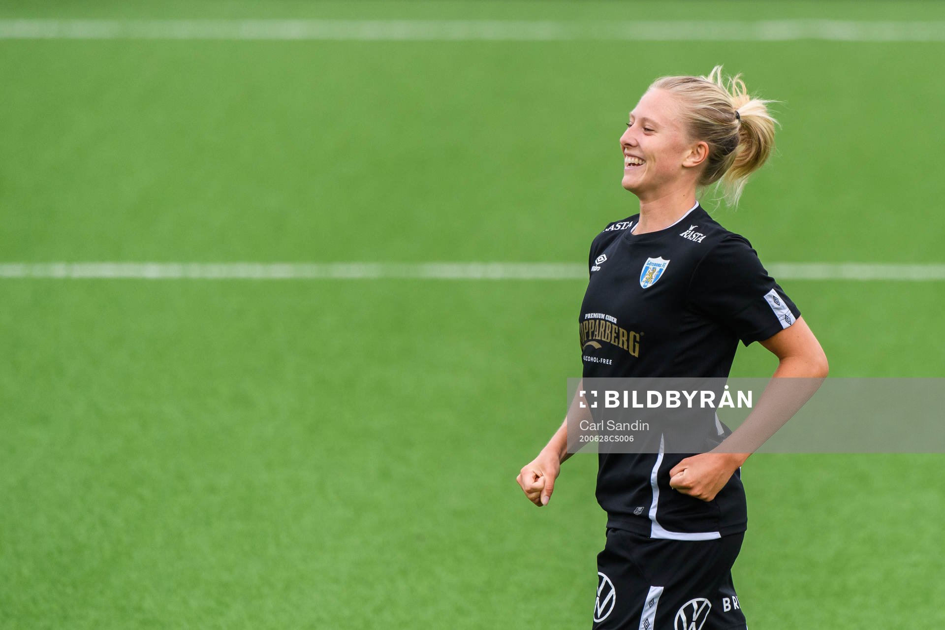 Göteborgs Rebecka Blomqvist jublar