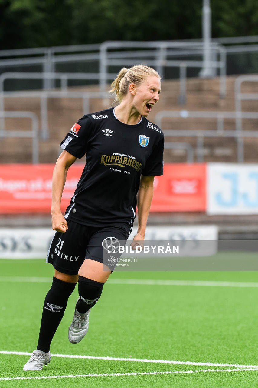 Göteborgs Rebecka Blomqvist jublar