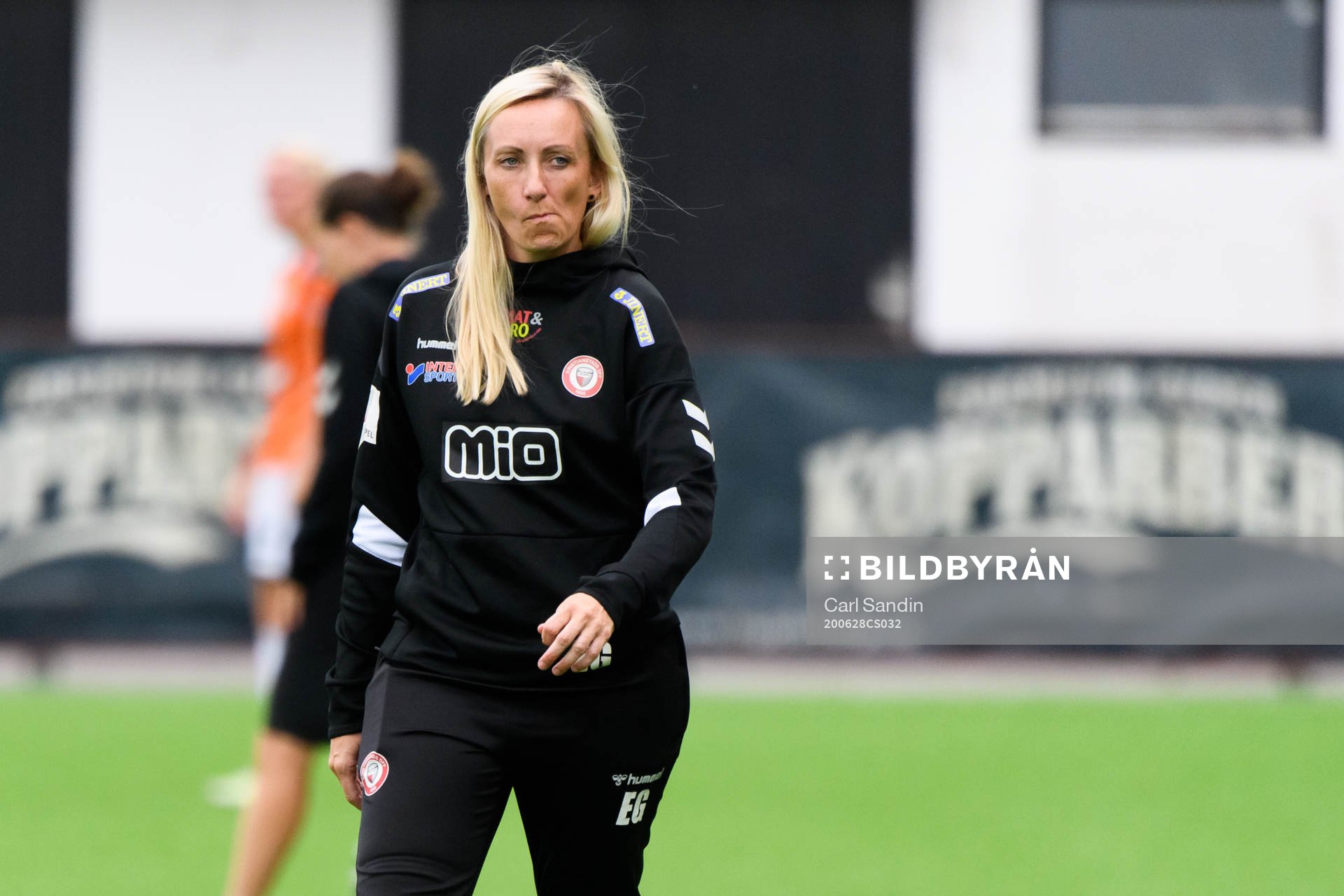 Kristianstads tränare Elisabet Gunnarsdóttir deppar