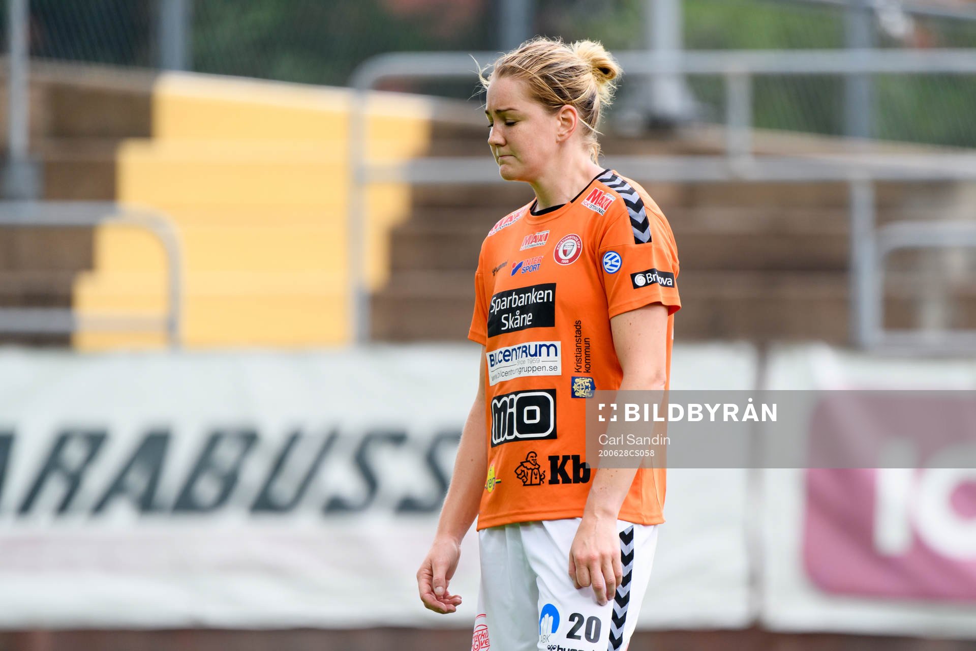 Kristianstads Mia Carlsson deppar