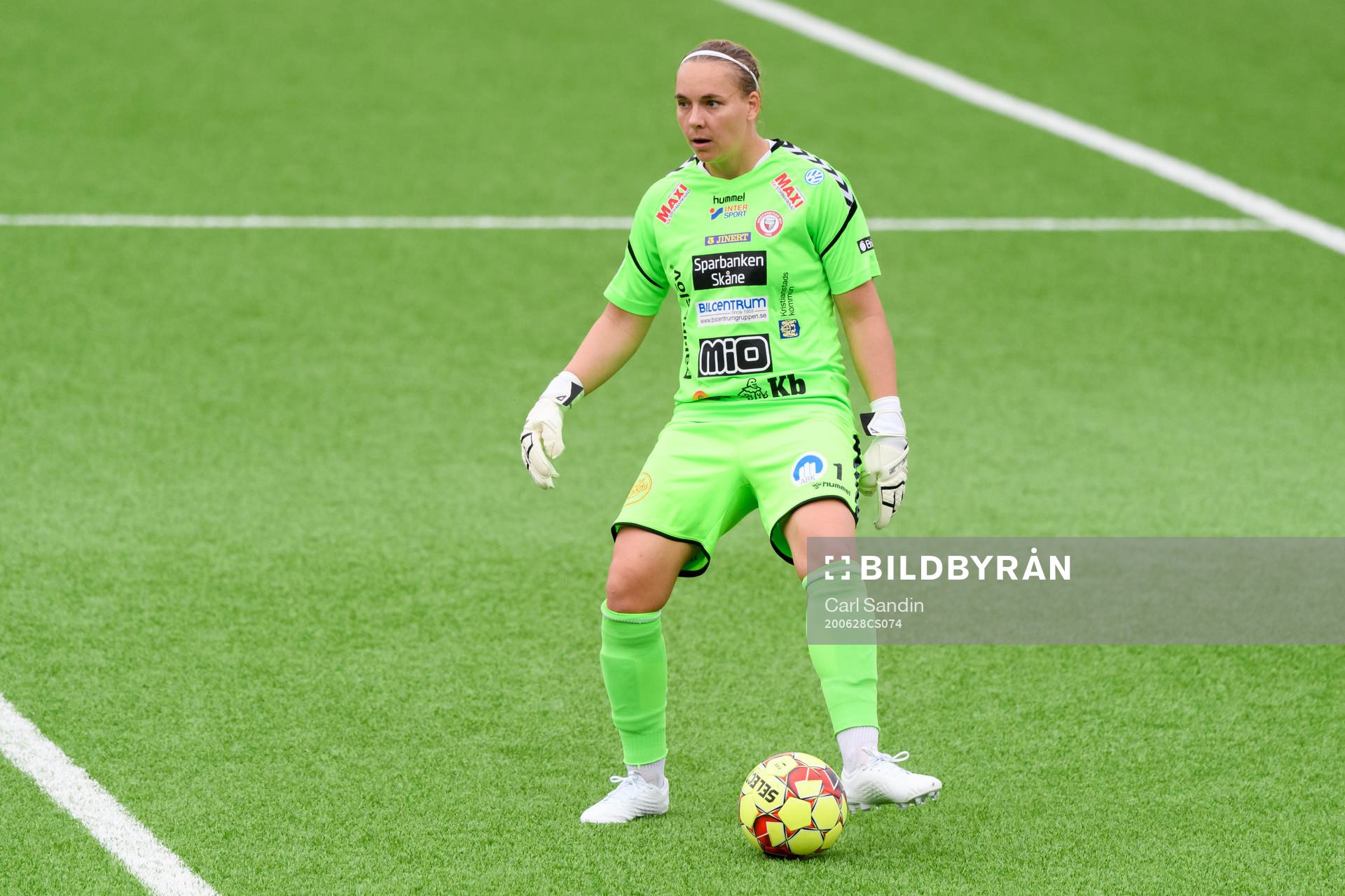 Kristianstads målvakt Brett Elizabeth Maron
