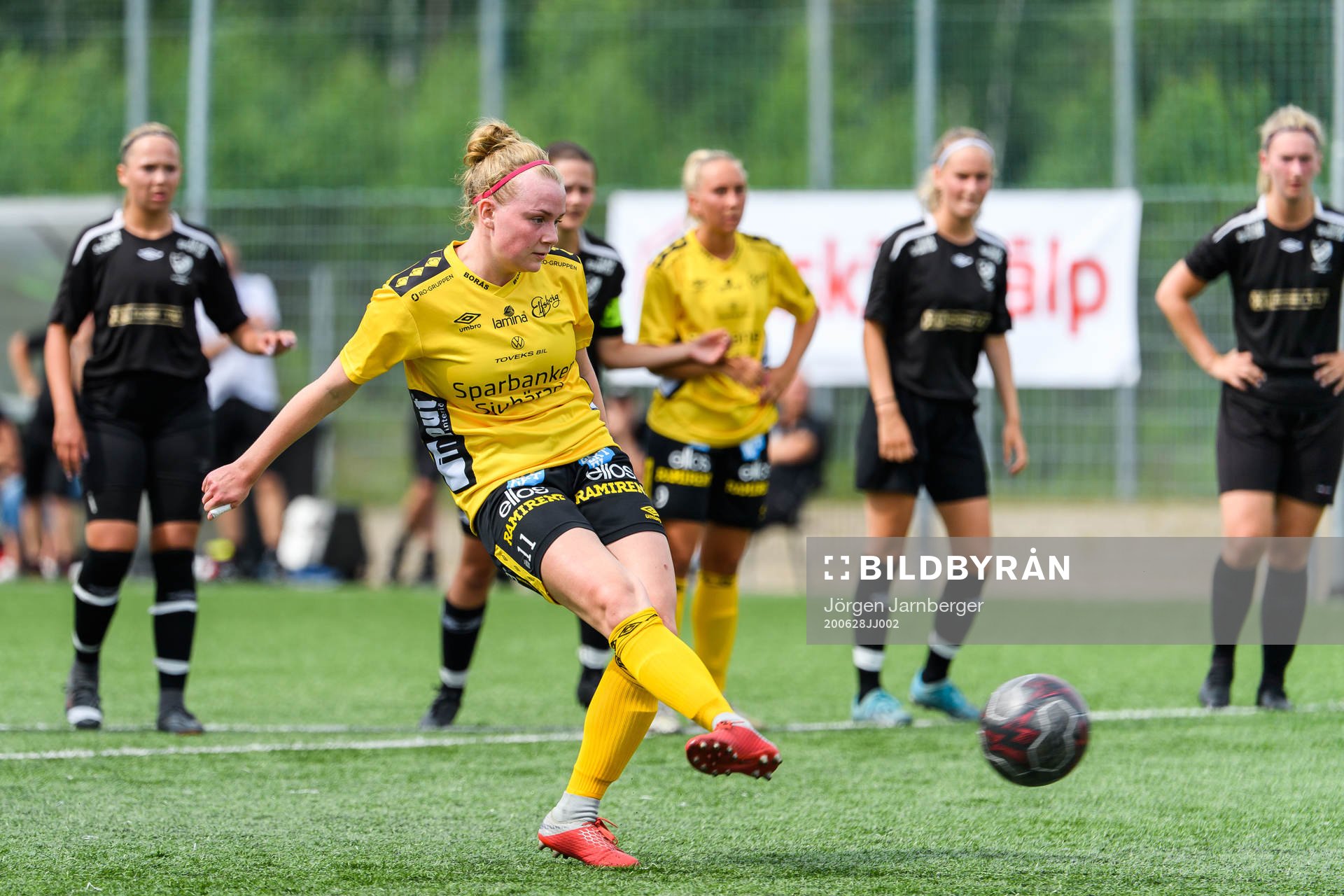 Elfsborgs Leann Nyström gör 0-1 på staff