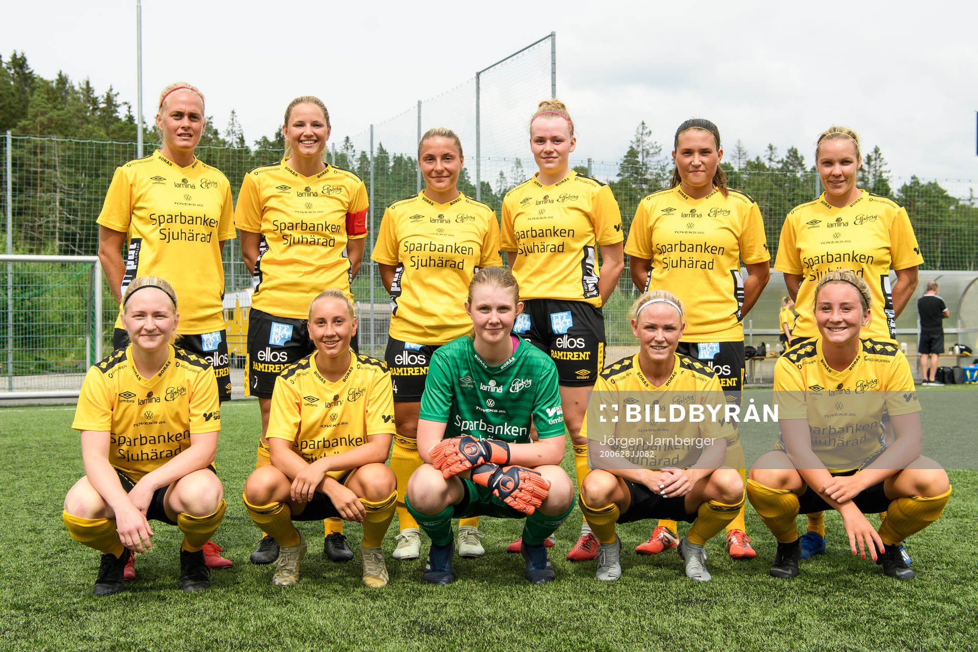 Elfsborgs startelva i damlagets första historiska