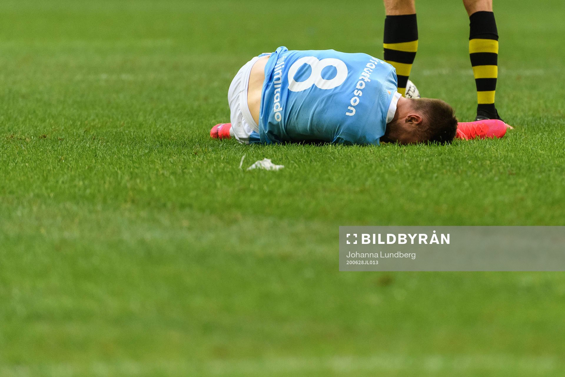 Malmö FFs Arnór Traustason har ont