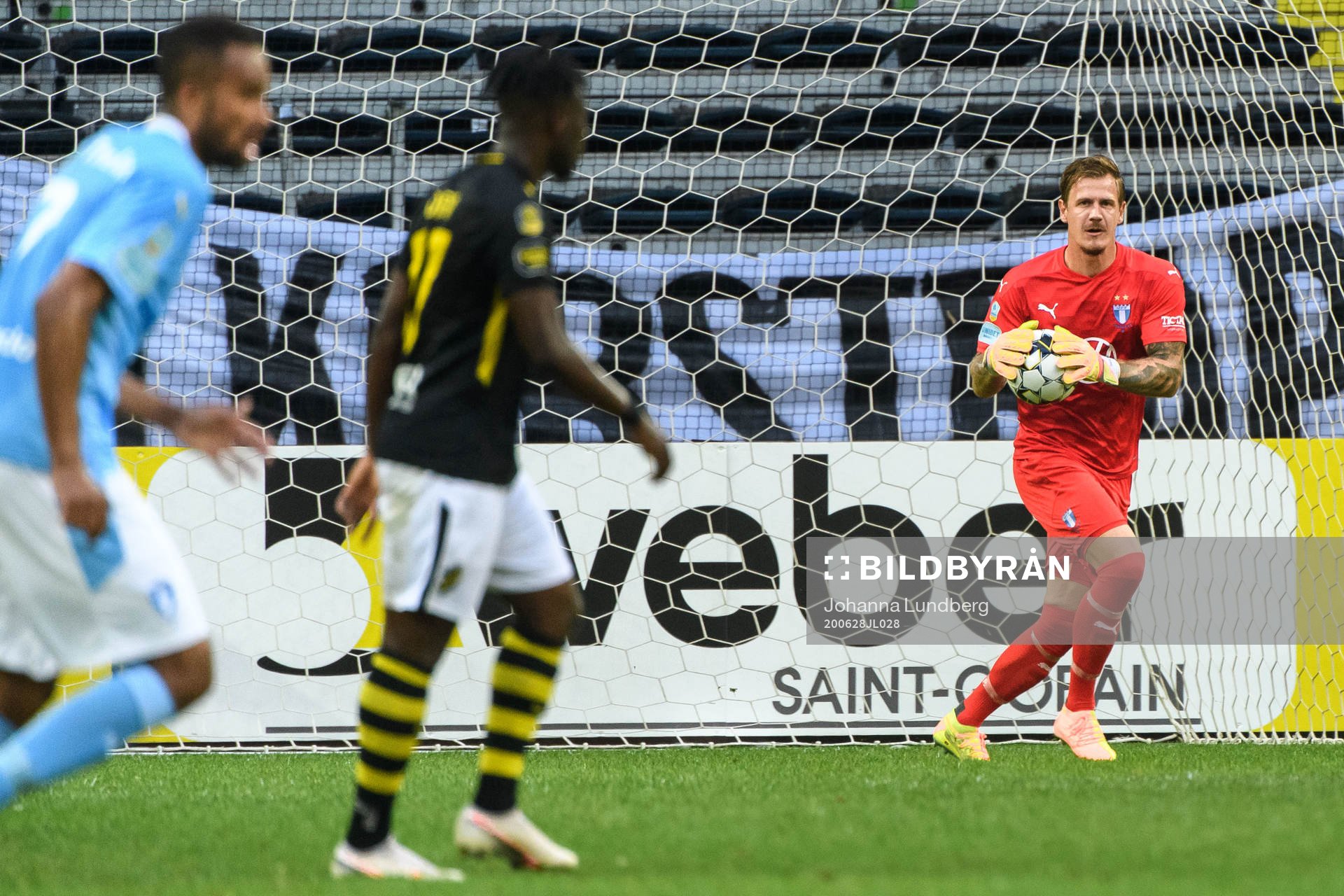 Malmö FFs målvakt Johan Dahlin