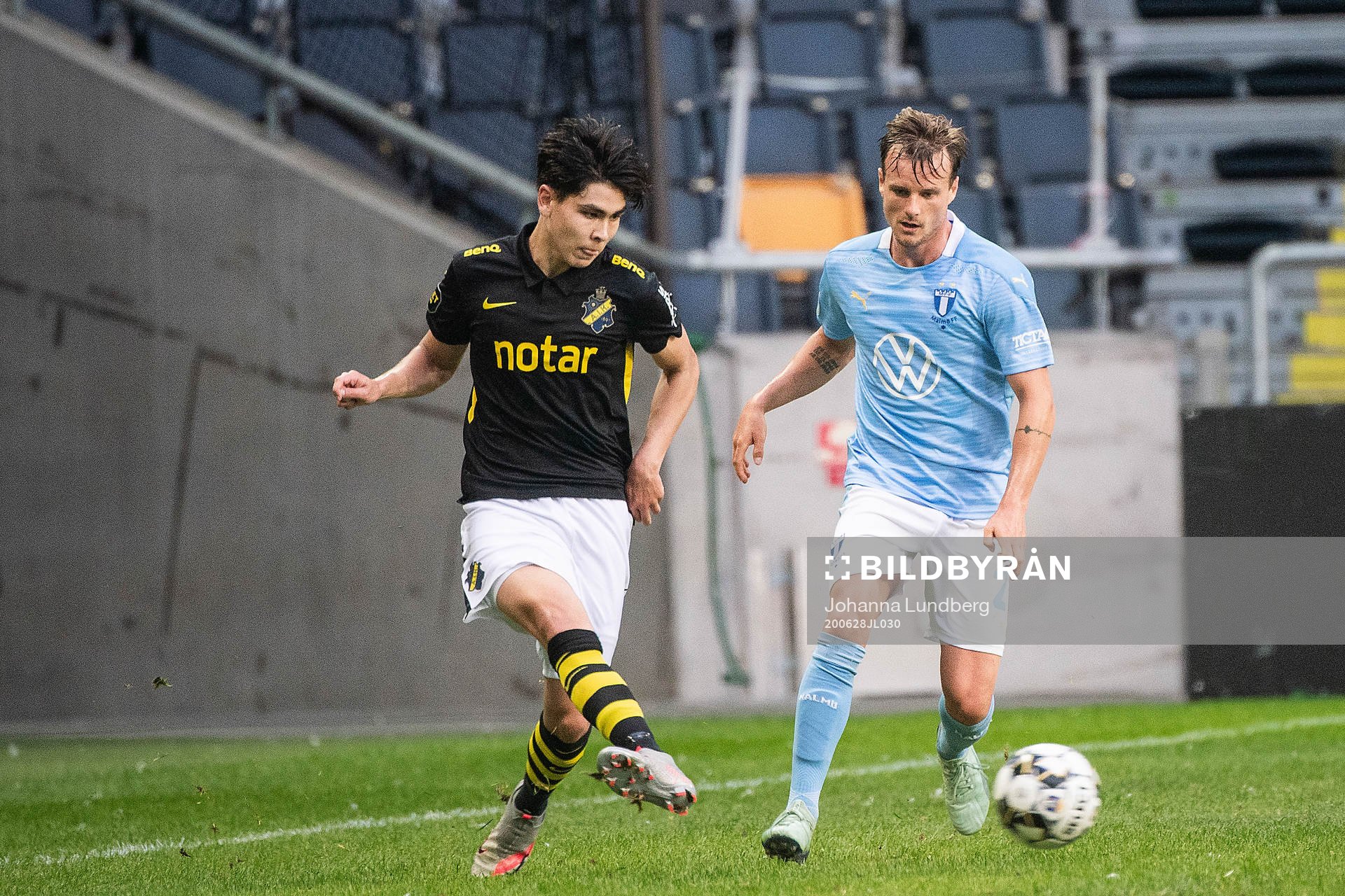 s Eric Kahl och Malmö FFs Eric Larsson