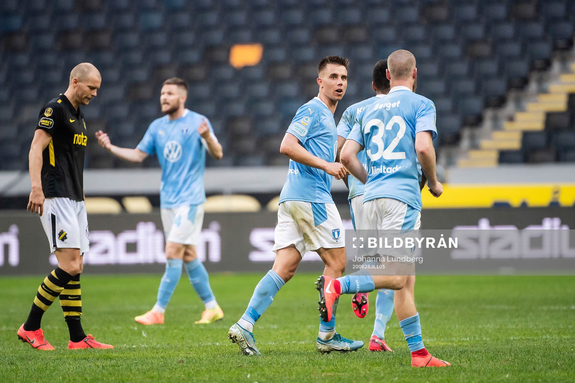 Malmö FFs Jonas Knudsen och Jo Inge Berget