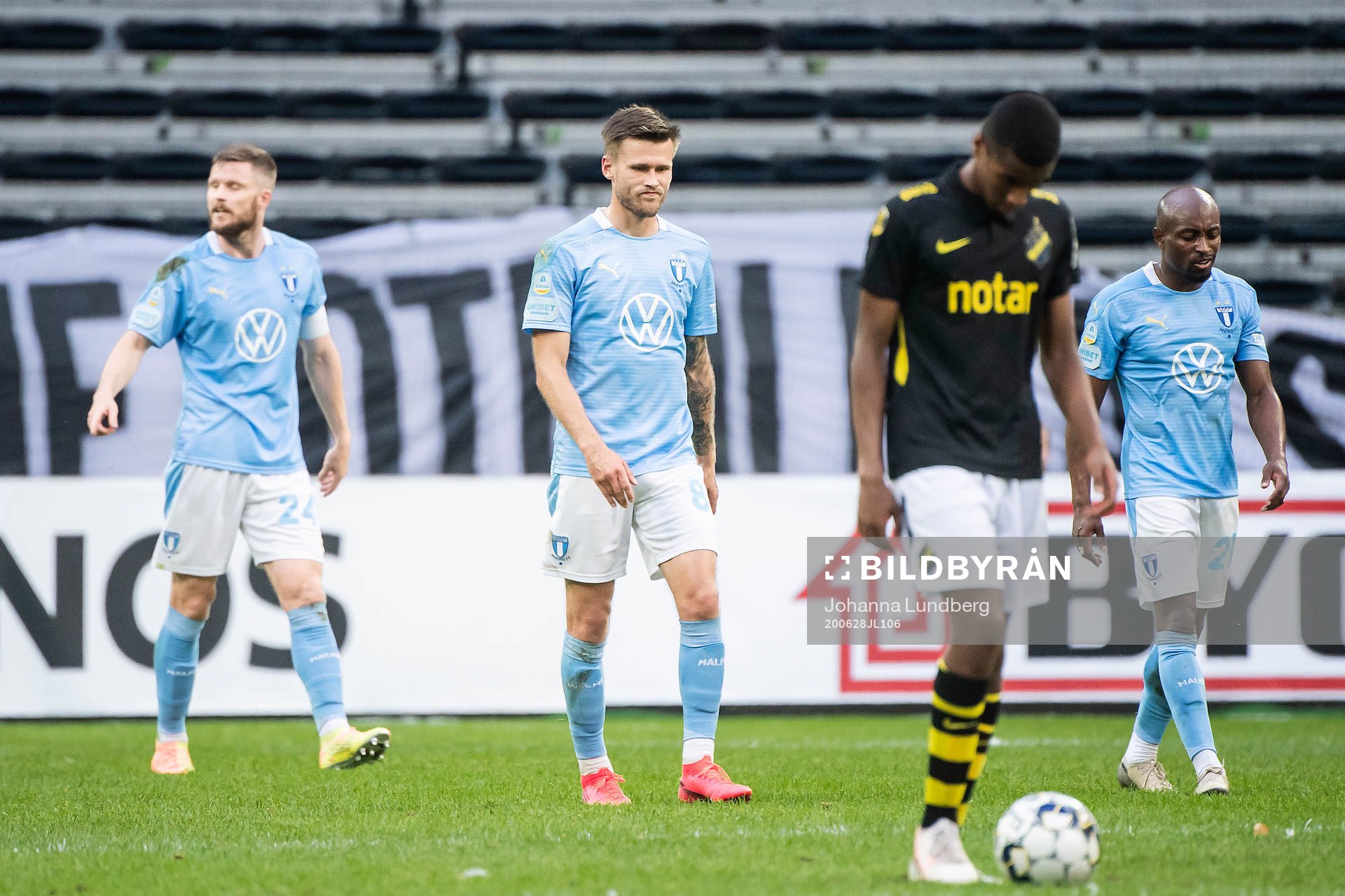 Malmö FFs Lasse Nielsen, Arnór Traustason och Fouad