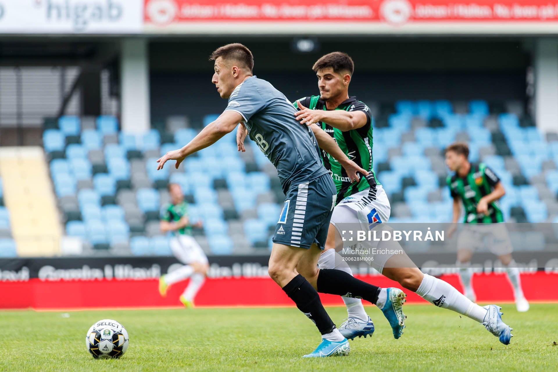 Brages Leonard Pllana och GAIS Emin Grozdanic