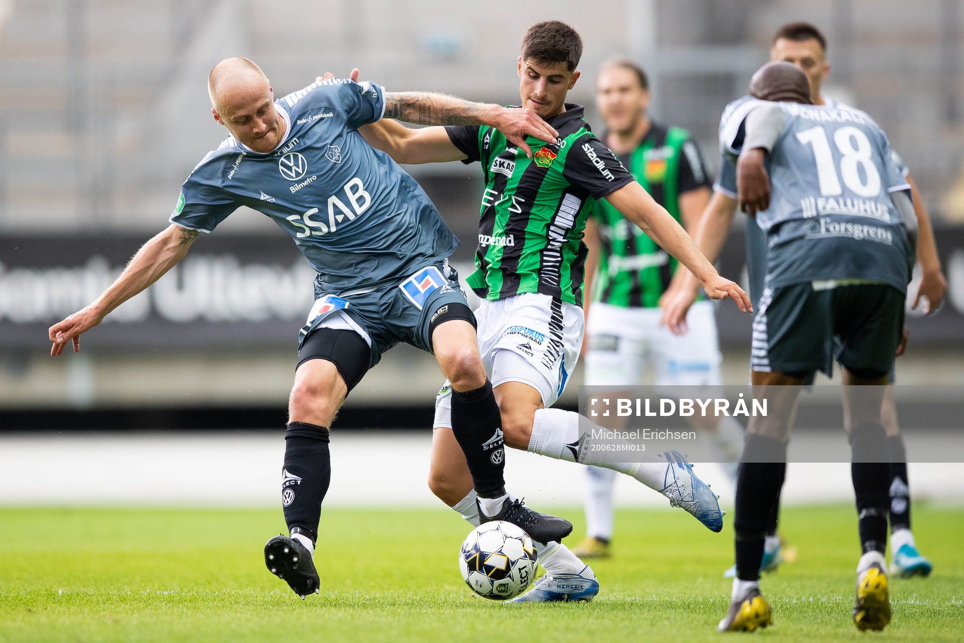 Brages Anton Lundin och GAIS Emin Grozdanic