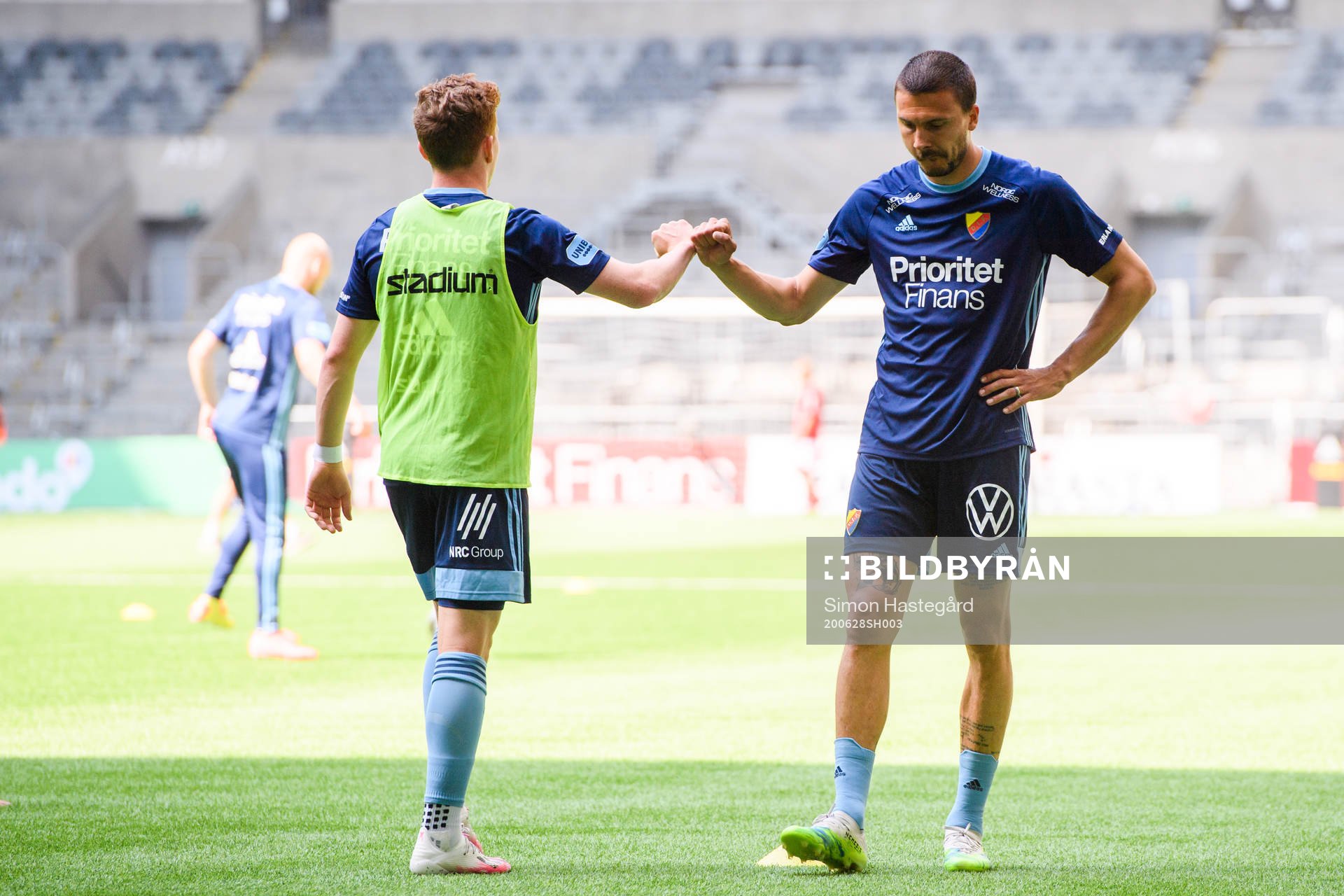 Djurgårdens Aslak Witry och Erik Berg