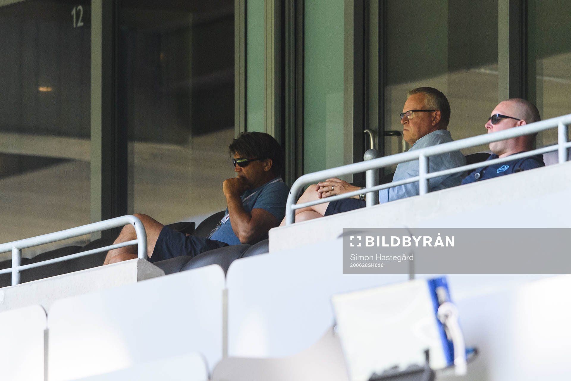 Djurgårdens sportchef Bosse Andersson med Janne Andersson,