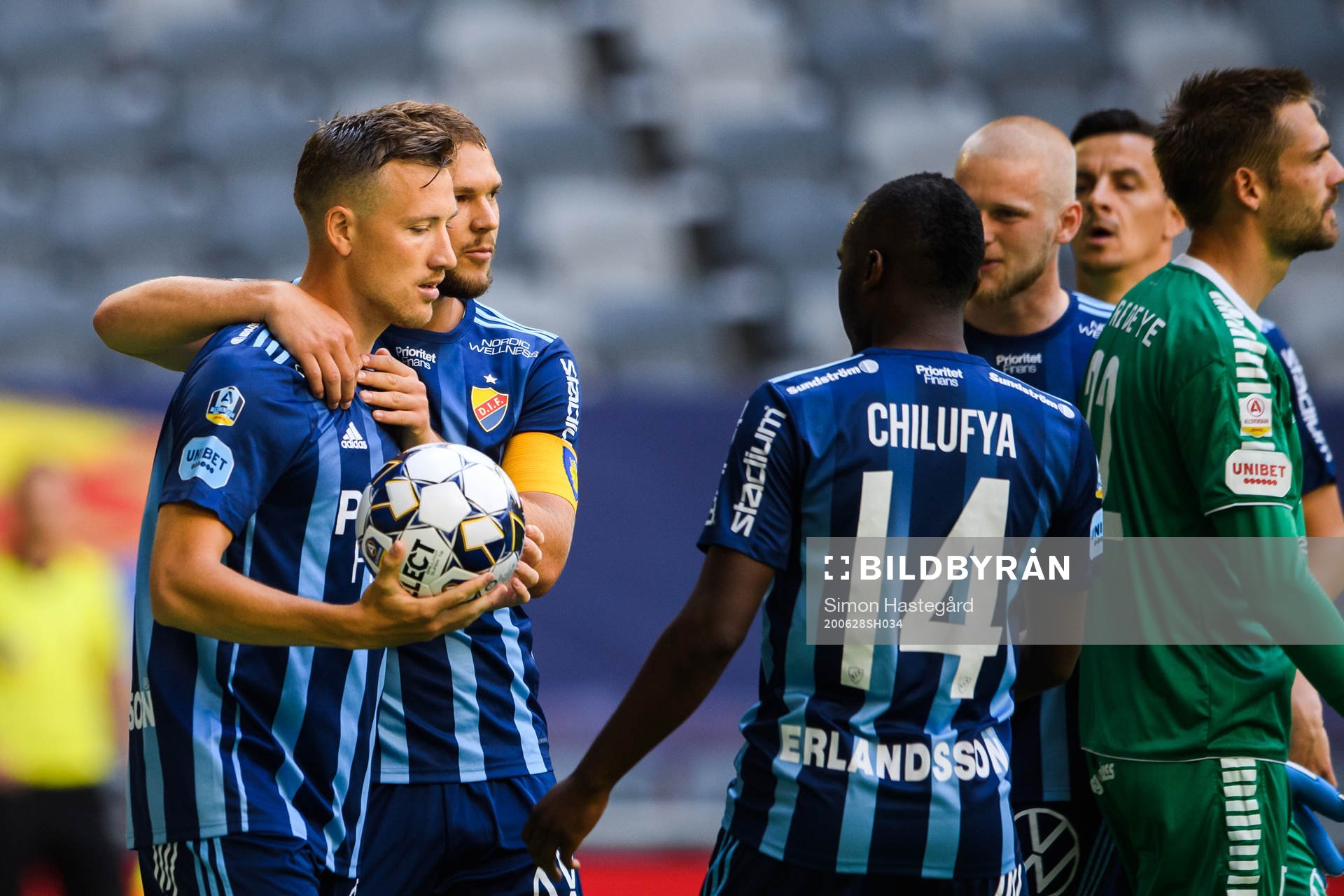 Djurgårdens Fredrik Ulvestad jublar