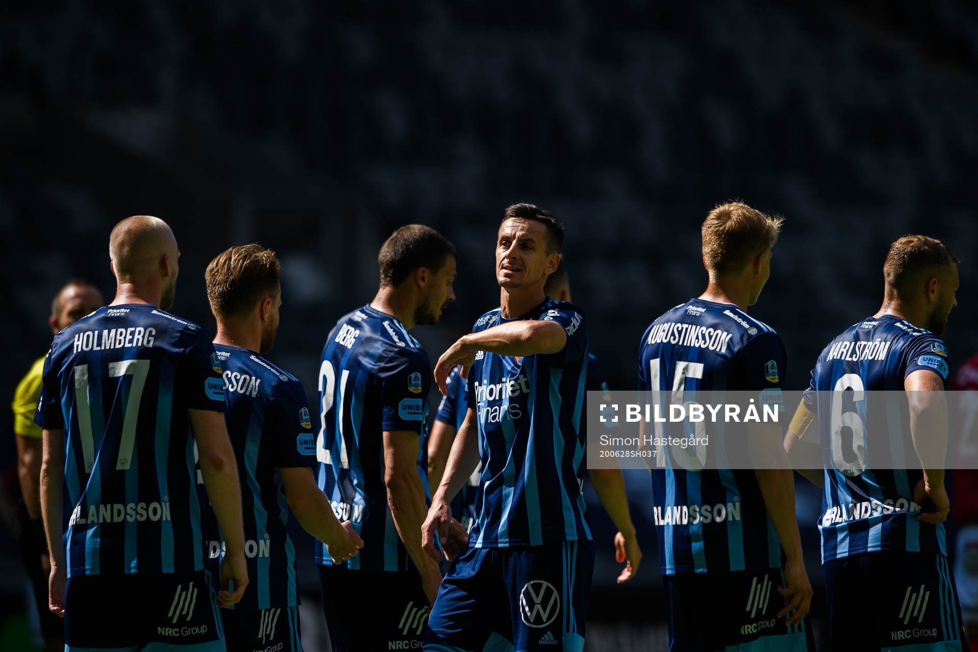Djurgårdens Haris Radetinac jublar