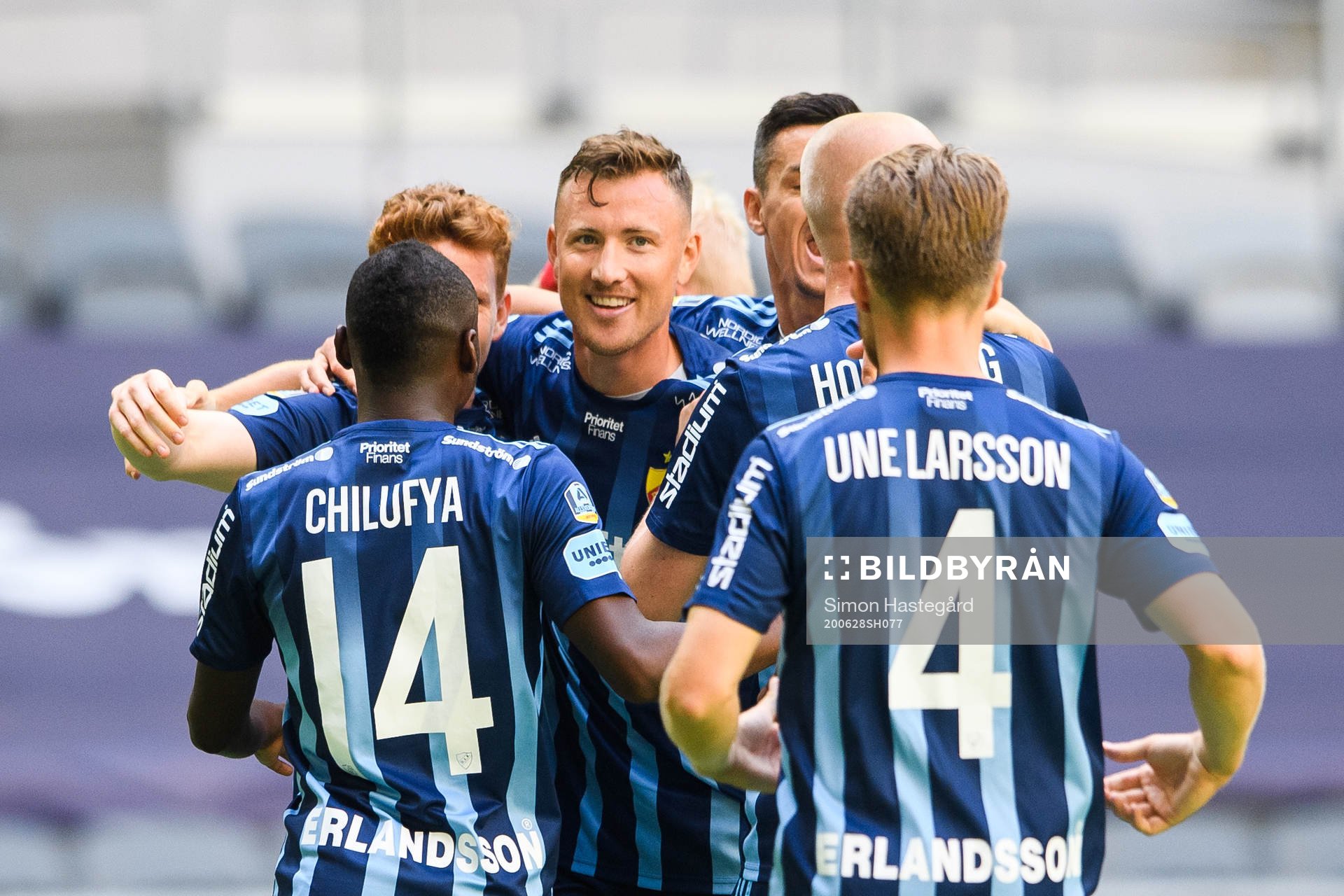 Djurgårdens Fredrik Ulvestad jublar