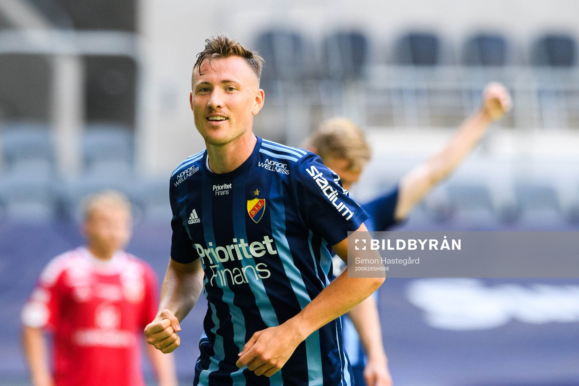 Djurgårdens Fredrik Ulvestad jublar