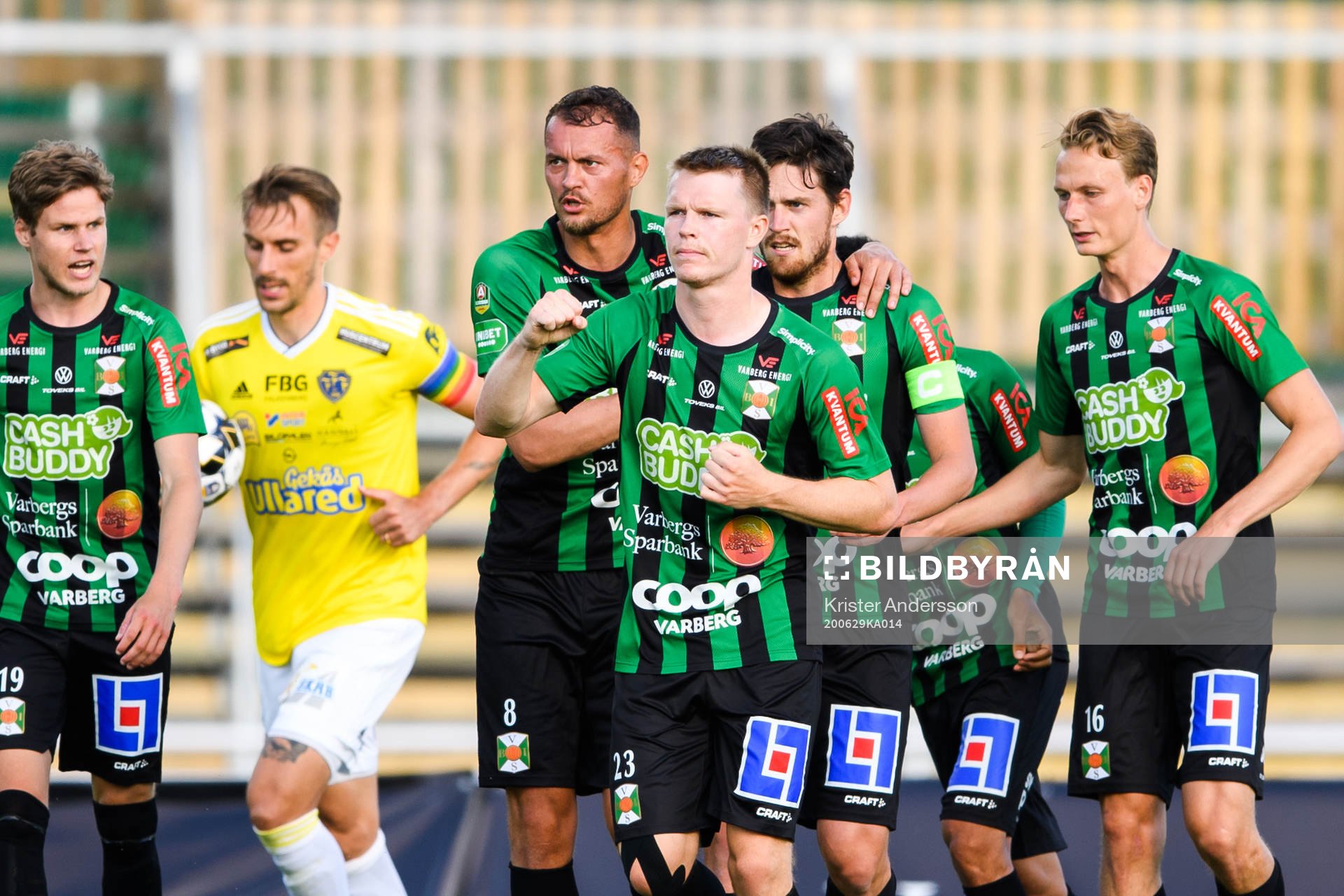 Varbergs Anton Liljenbäck jublar