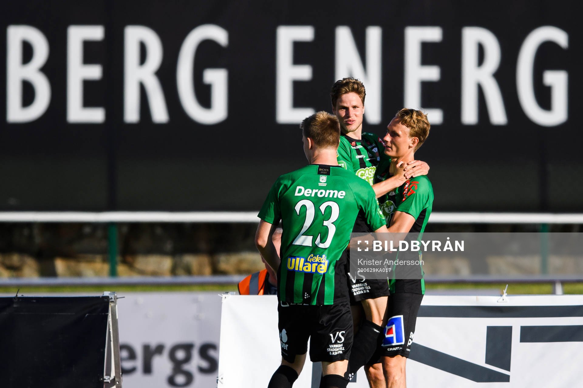 Varbergs Alexander Johansson, Gustav Norlin och Anton