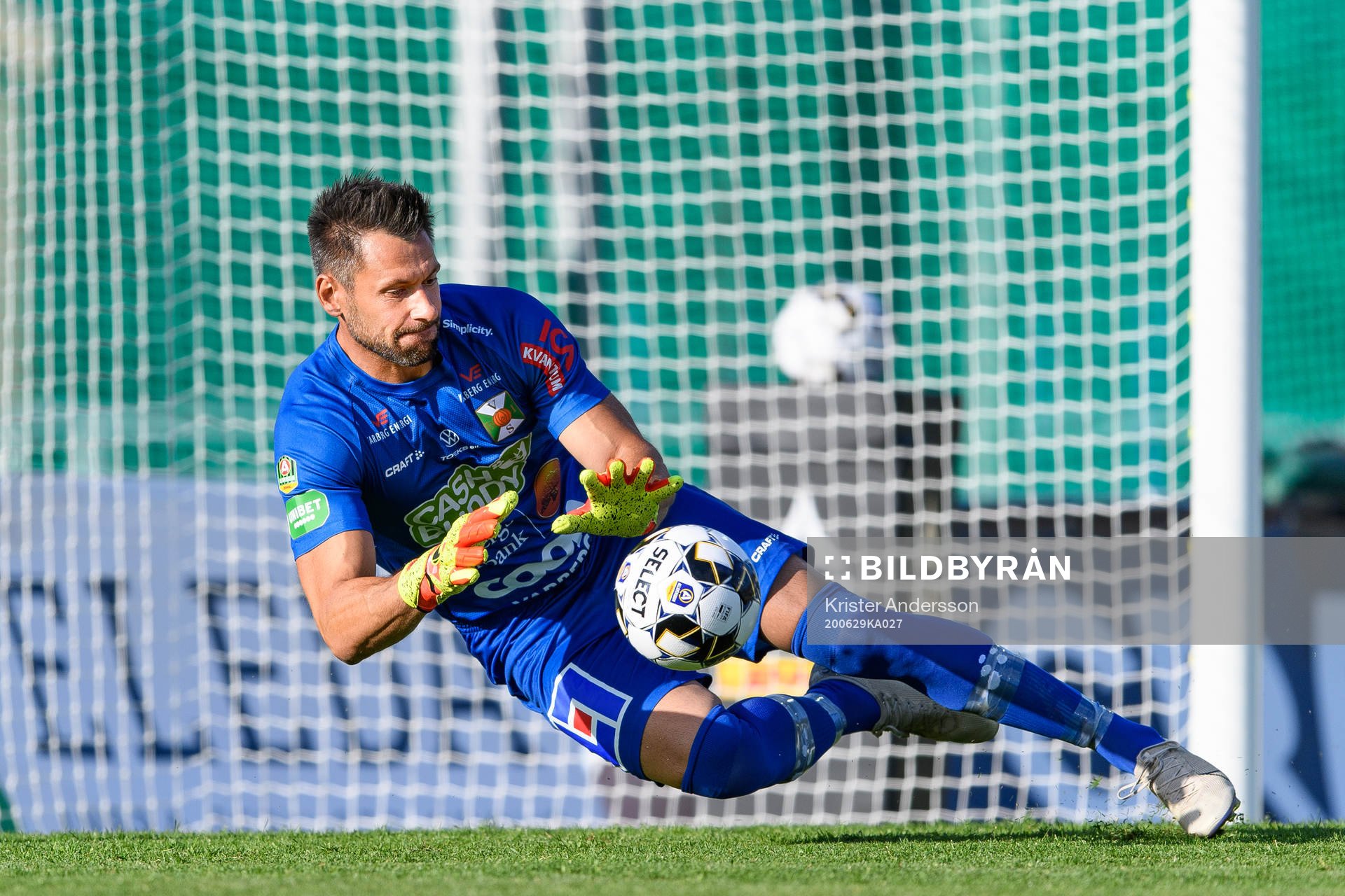 Varbergs målvakt Stojan Lukic