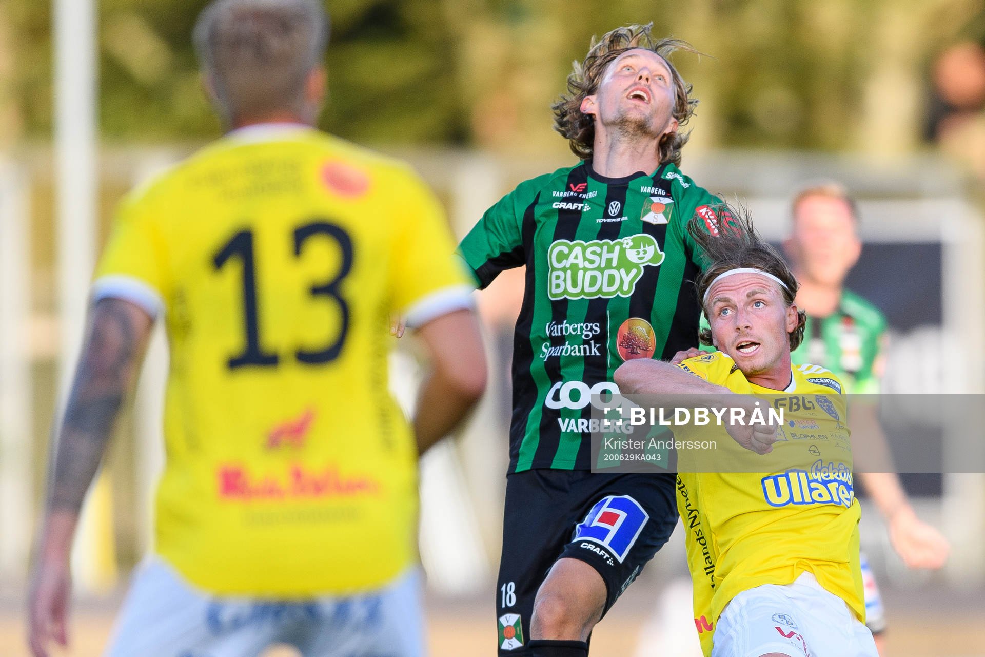 Varbergs Joakim Lindner och Falkenbergs Carl Johansson