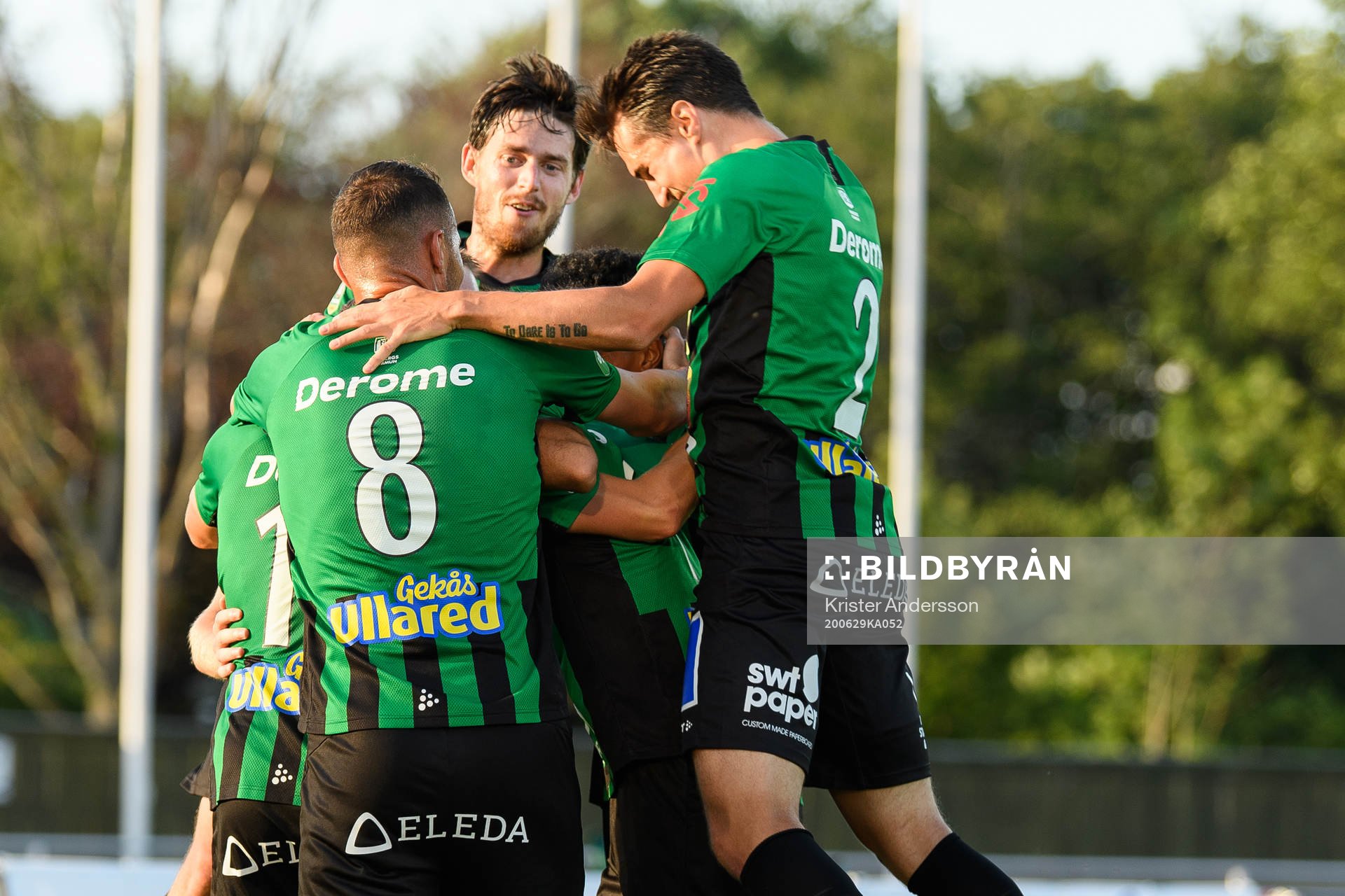 Varbergs spelare jublar