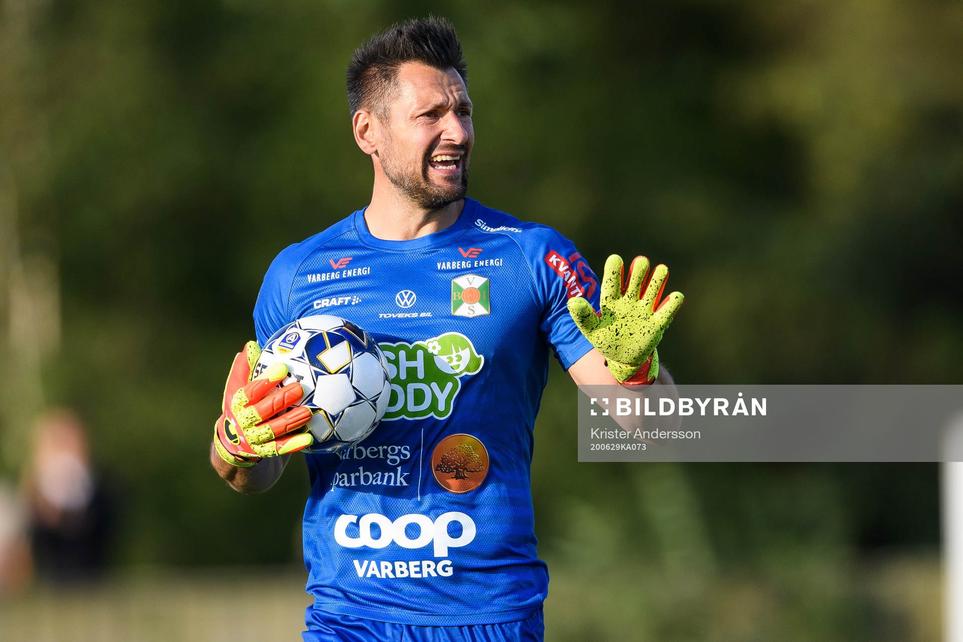 Varbergs målvakt Stojan Lukic