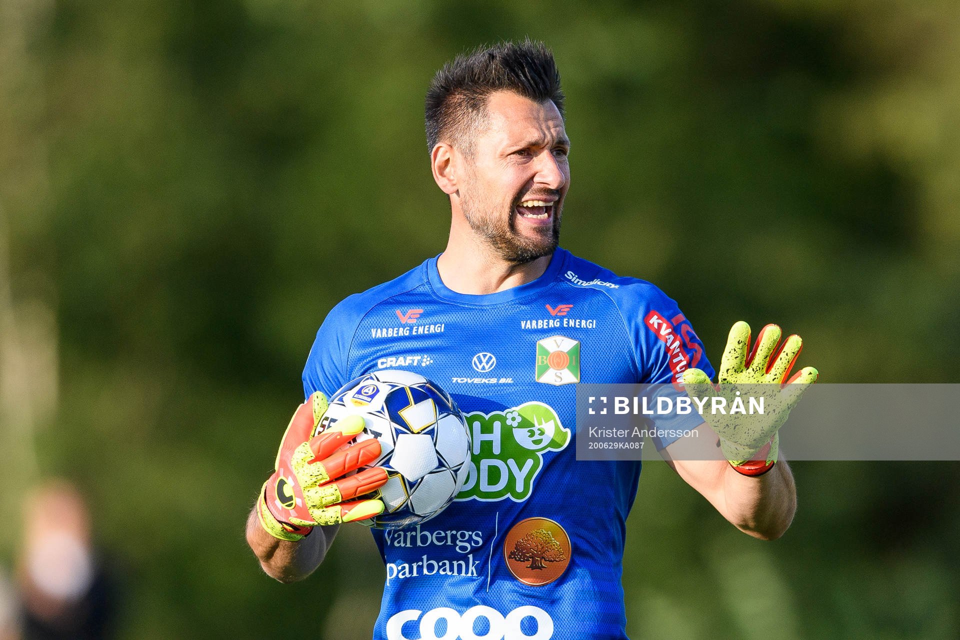 Varbergs målvakt Stojan Lukic