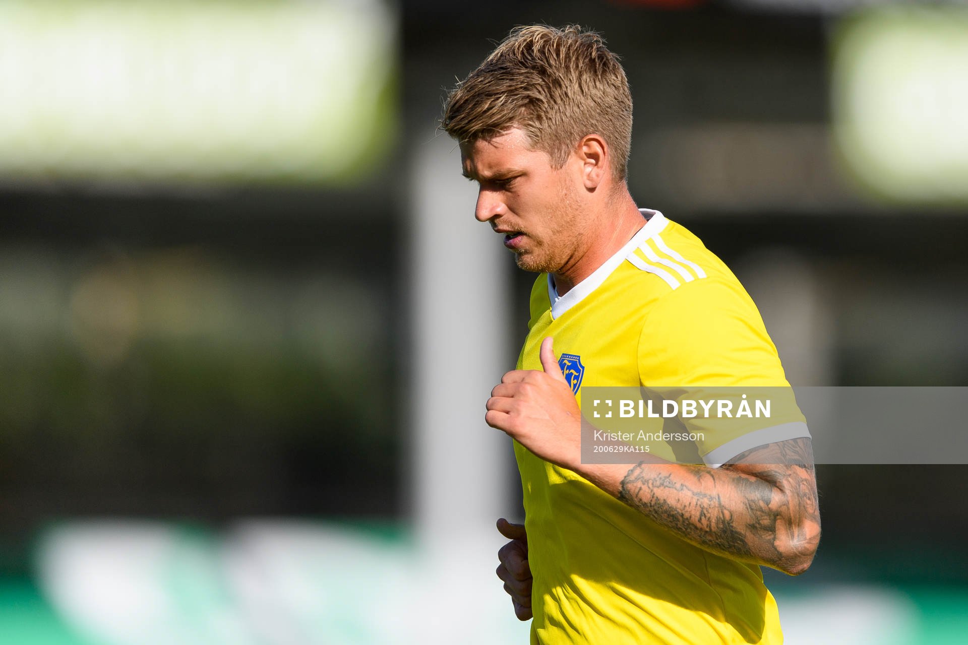 Falkenbergs Marcus Klingenberg Mathisen före
