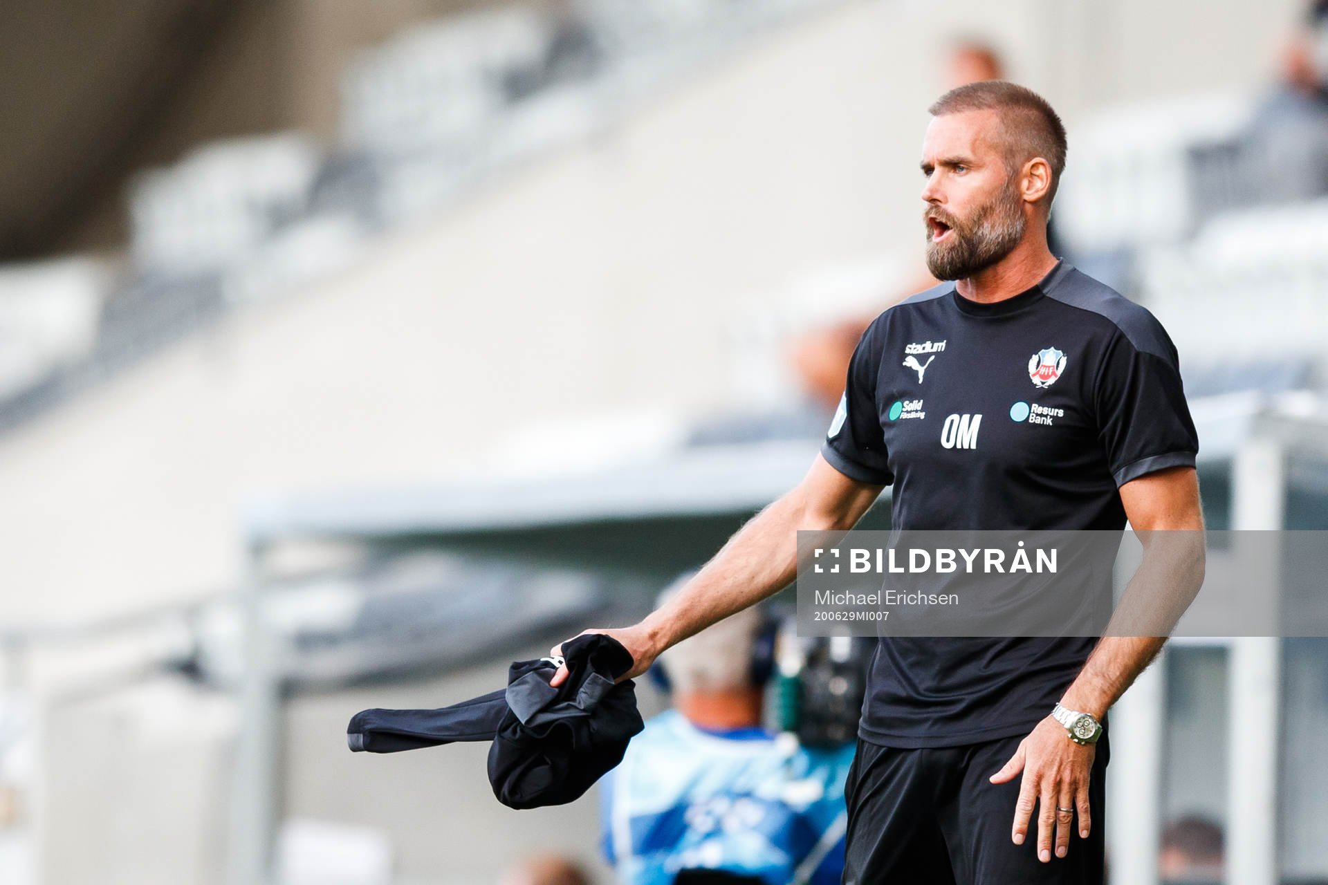 Helsingborgs tränare Olof Mellberg