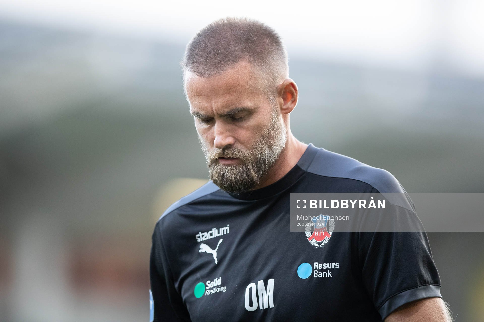 Helsingborgs tränare Olof Mellberg